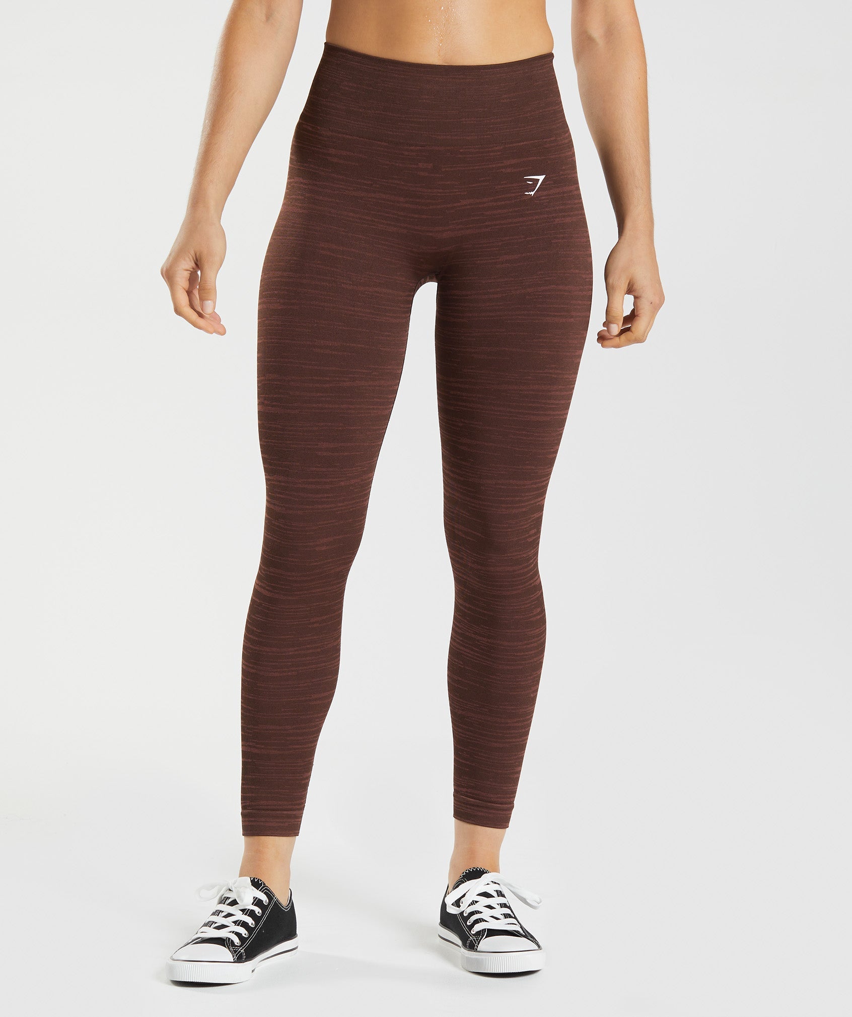 Leggins Gymshark Adapt Marl Seamless Mujer Marrones | 4530968-UP