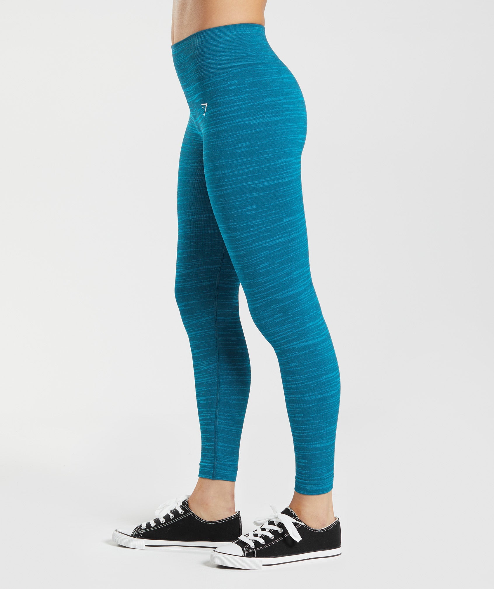 Leggins Gymshark Adapt Marl Seamless Mujer Azules | 7025639-MX