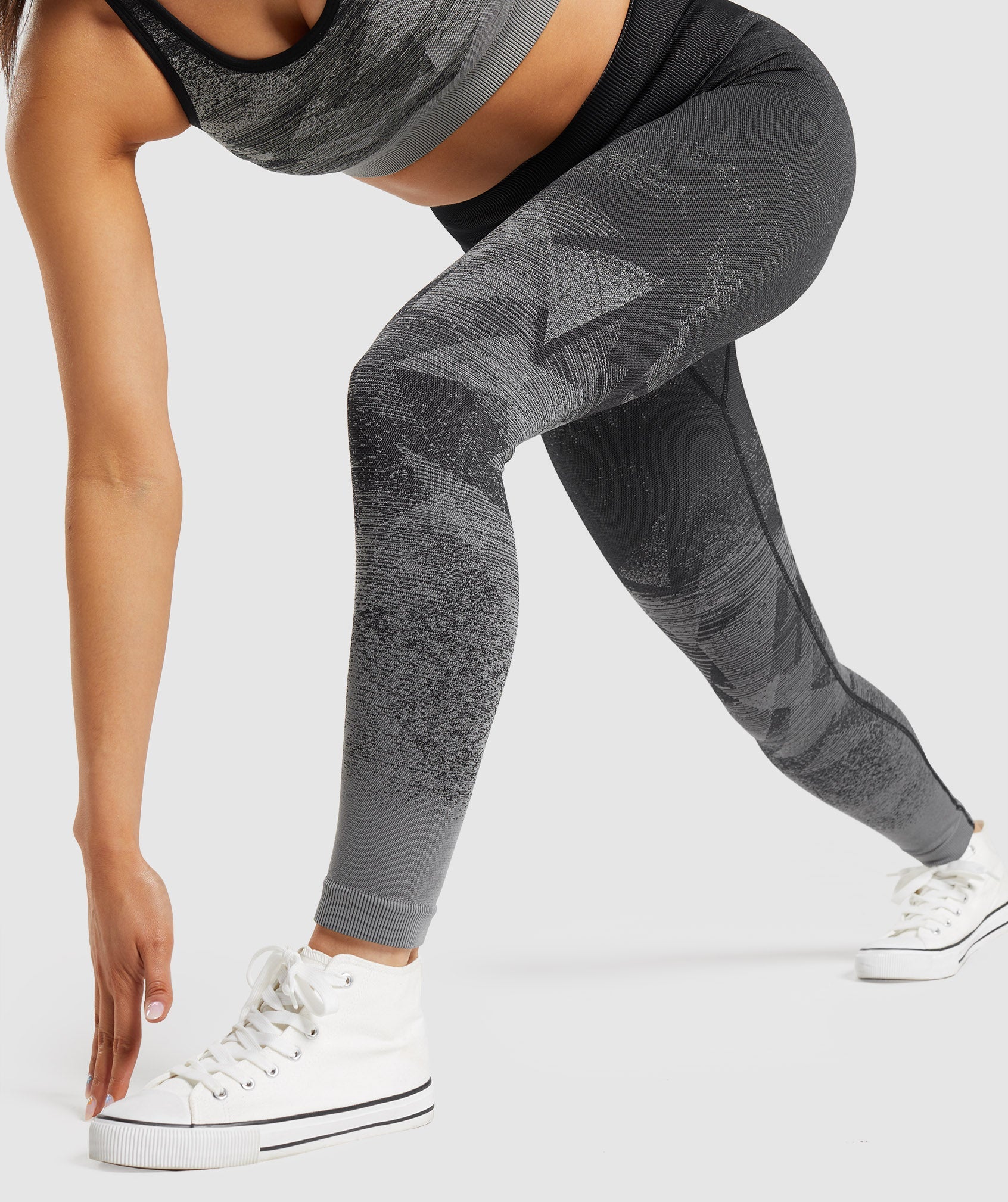 Leggins Gymshark Adapt Ombre Seamless Mujer Negras | 2180537-ZR