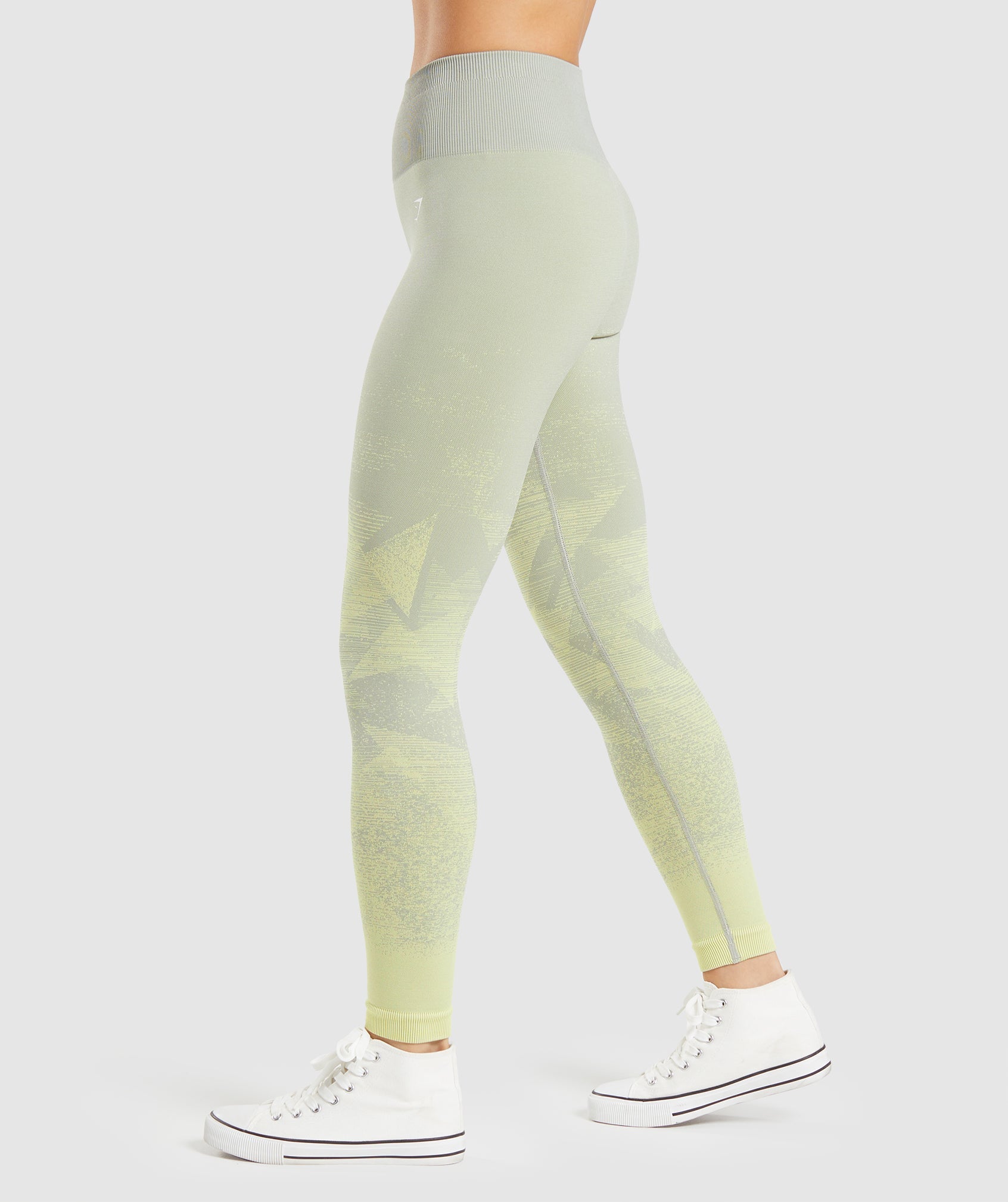 Leggins Gymshark Adapt Ombre Seamless Mujer Amarillo Claro | 8736421-FA