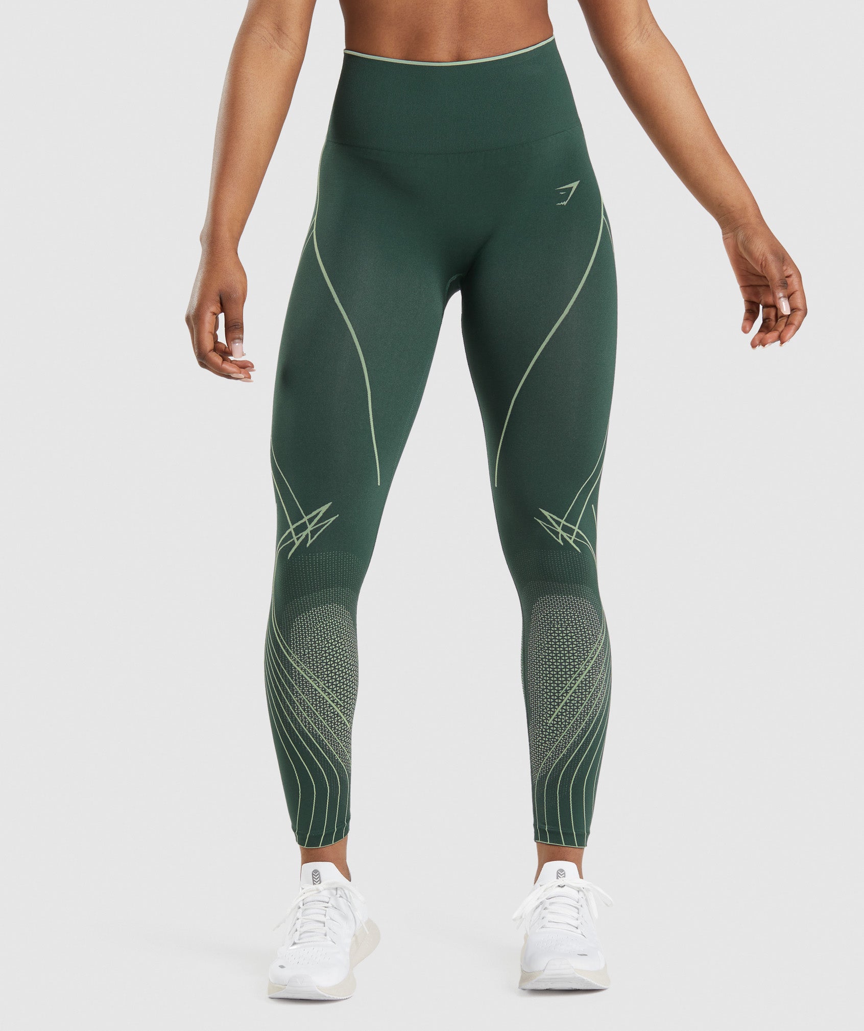 Leggins Gymshark Apex Seamless High Rise Mujer Verde | 8630251-GE