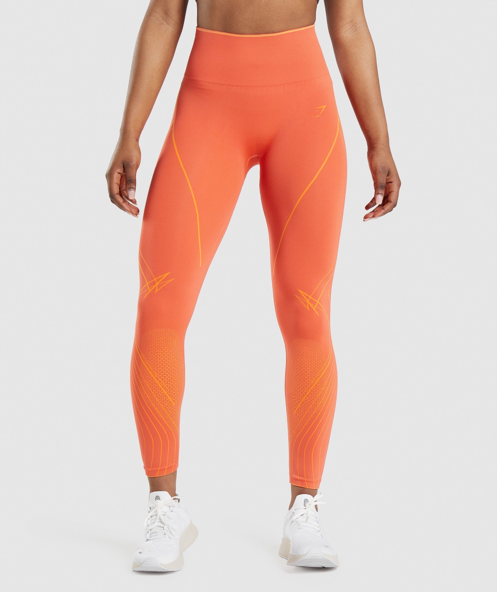 Leggins Gymshark Apex Seamless High Rise Mujer Naranjas | 9083415-VB