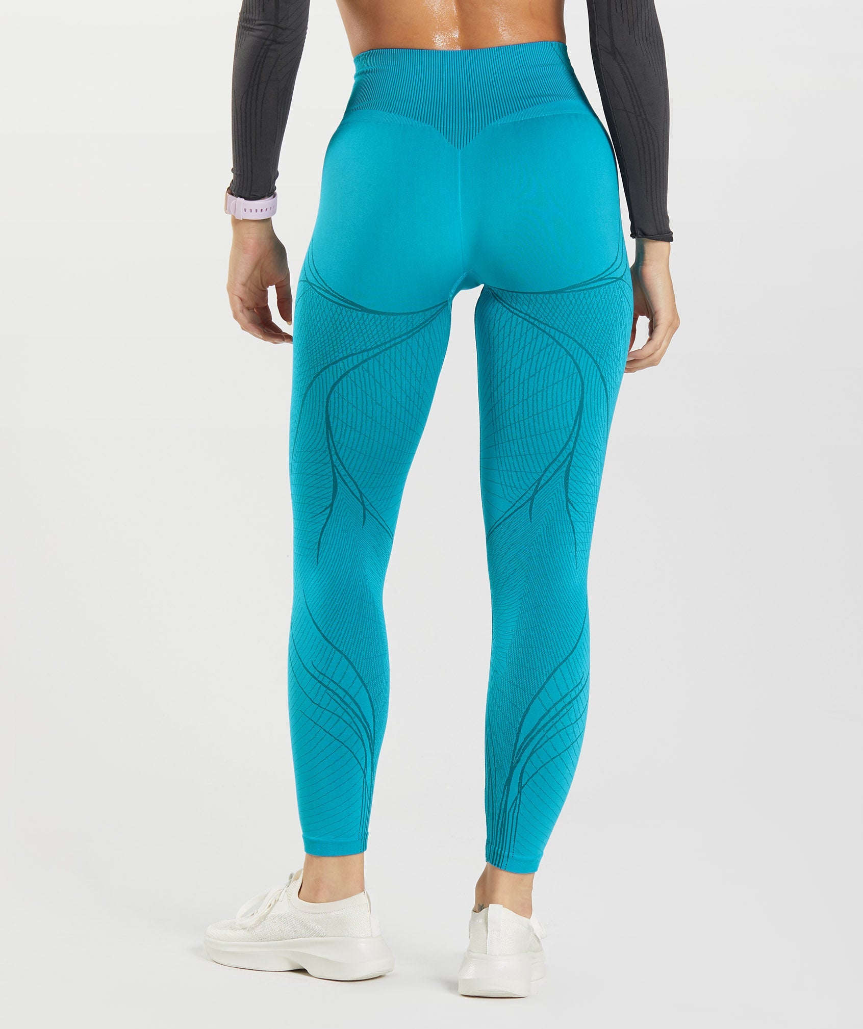 Leggins Gymshark Apex Seamless Mujer Azules | 0317852-UX