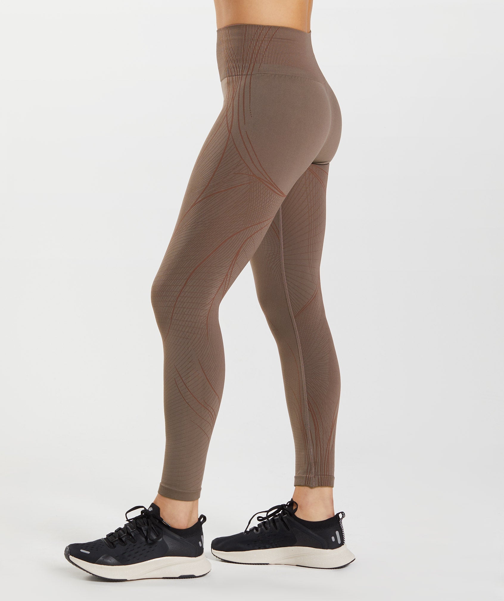 Leggins Gymshark Apex Seamless Mujer Marrones | 4135702-HQ