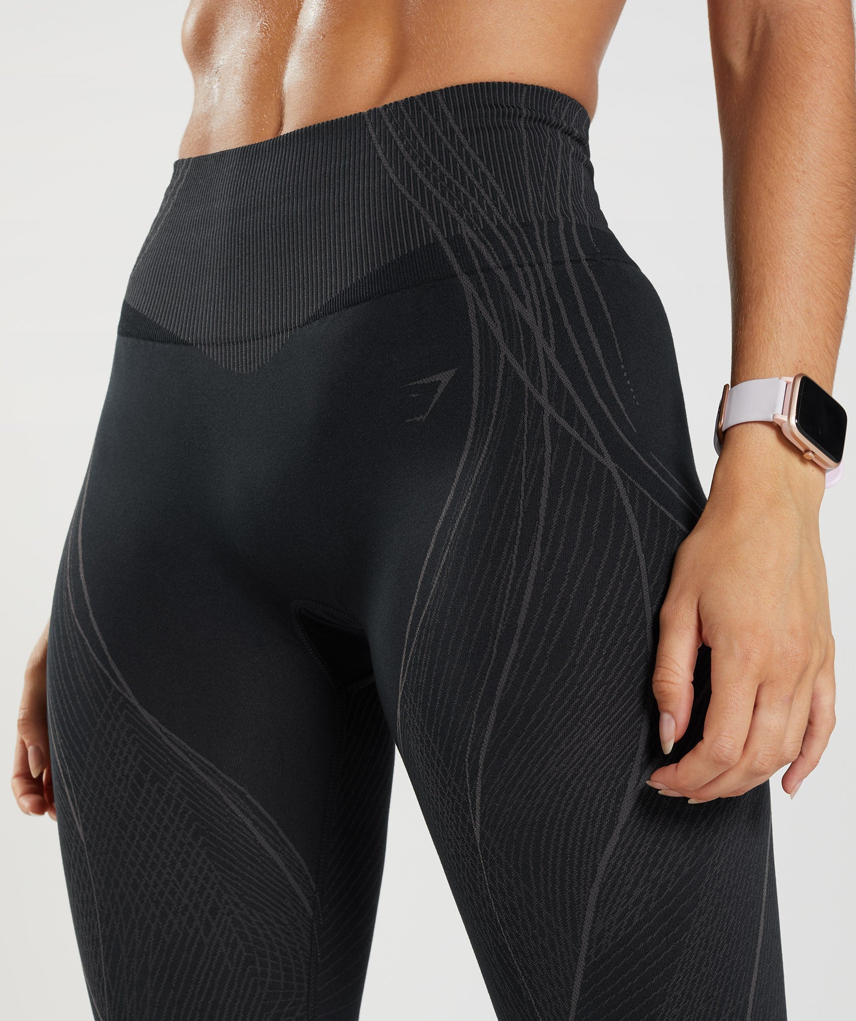 Leggins Gymshark Apex Seamless Mujer Negras | 7081592-YD