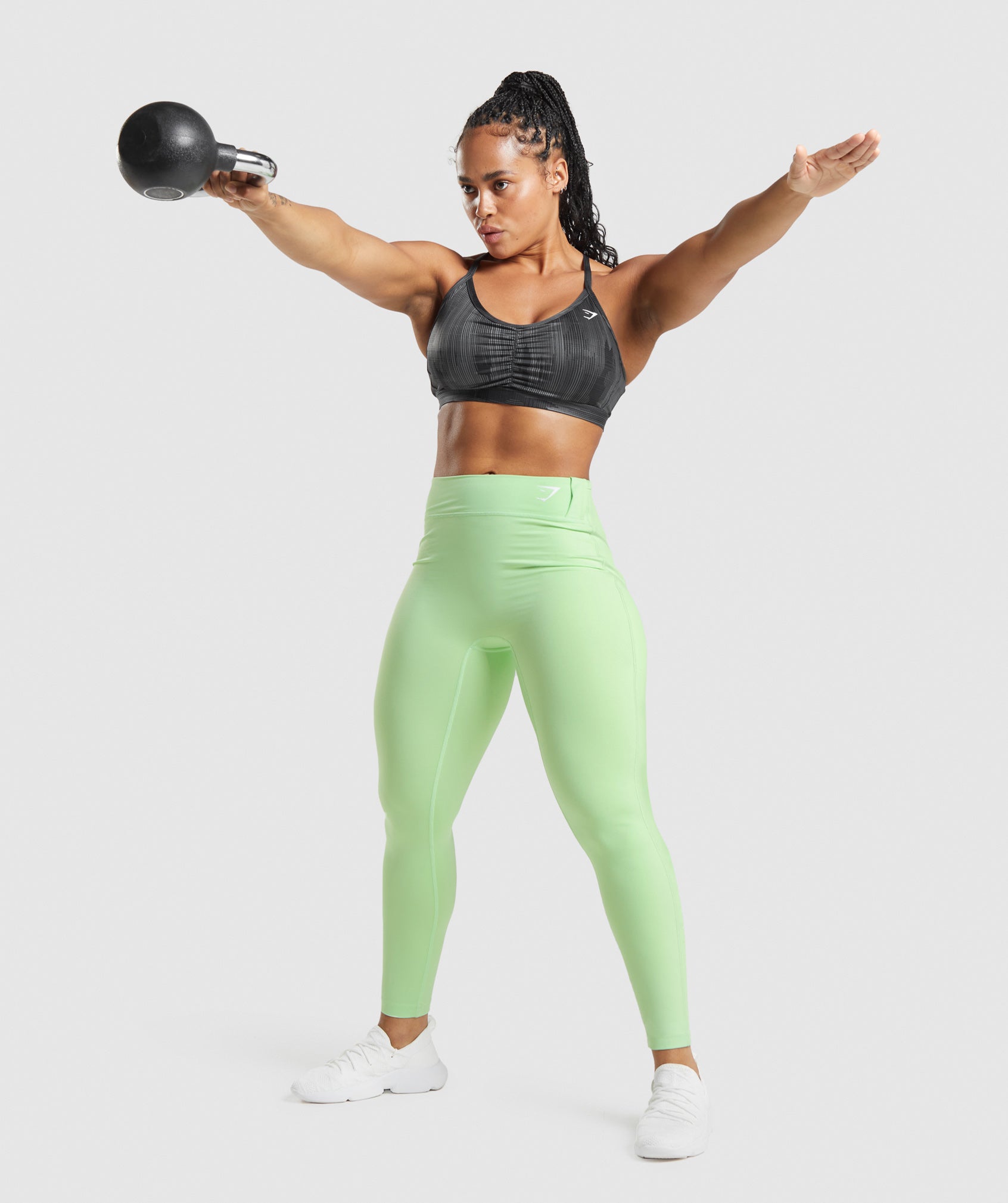 Leggins Gymshark Deporte Mujer Verde | 6138492-VO