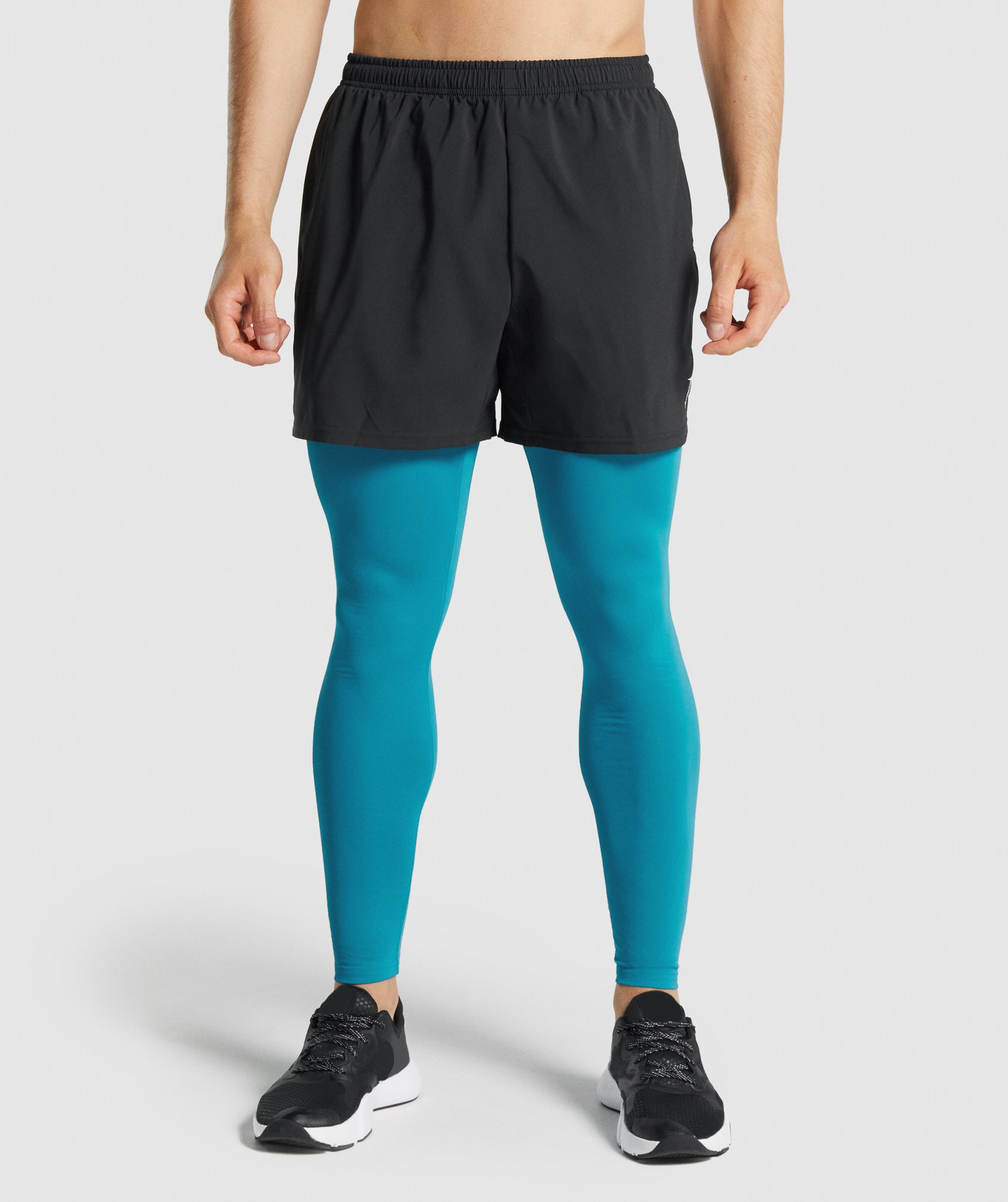 Leggins Gymshark Element Baselayer Hombre Azules | 2849016-VL