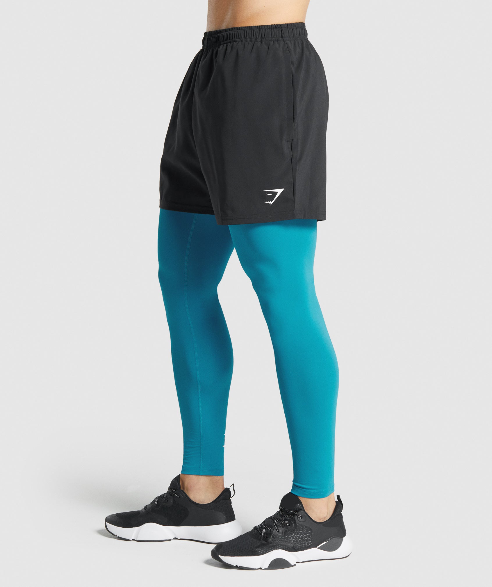 Leggins Gymshark Element Baselayer Hombre Azules | 2849016-VL