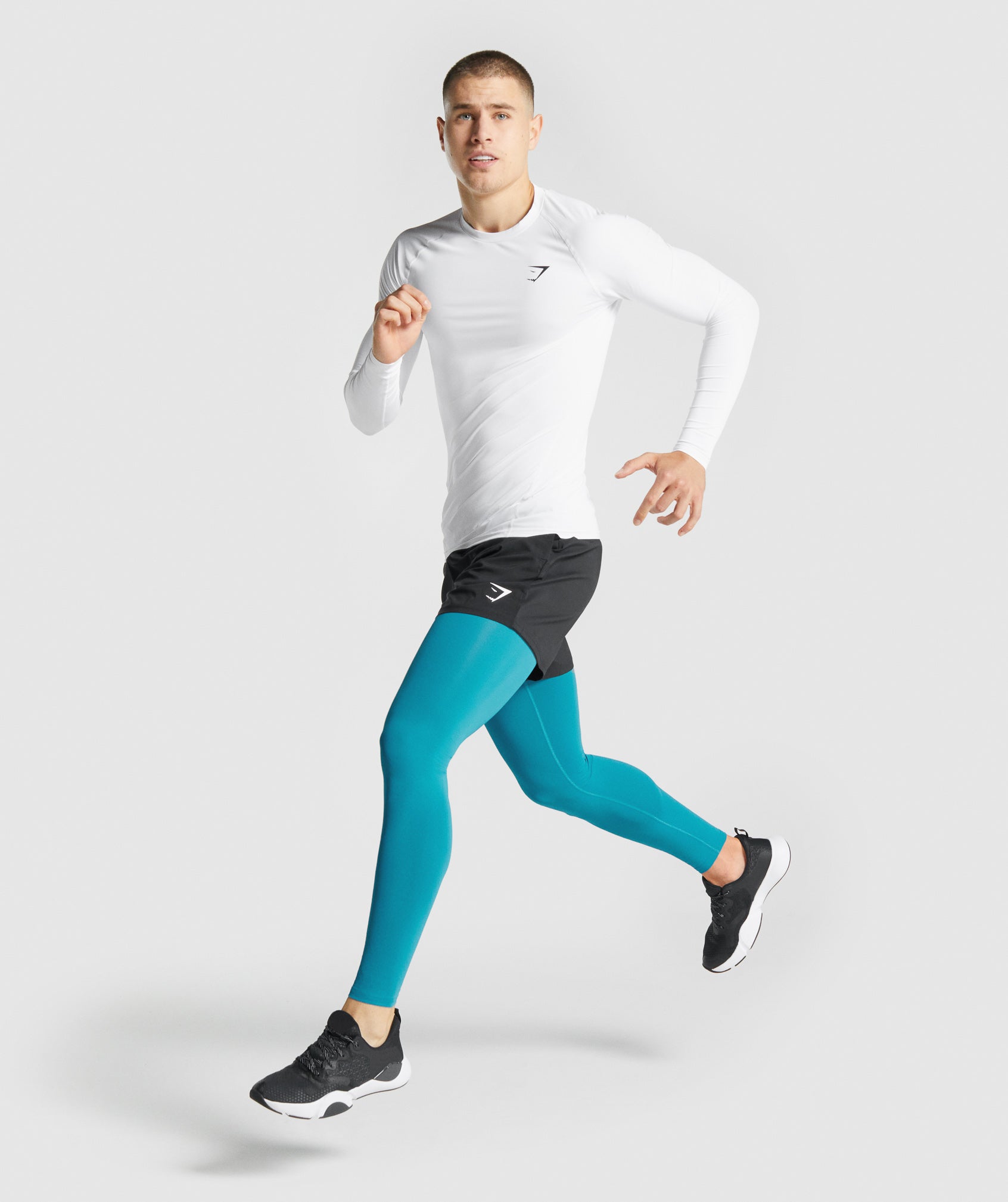 Leggins Gymshark Element Baselayer Hombre Azules | 2849016-VL