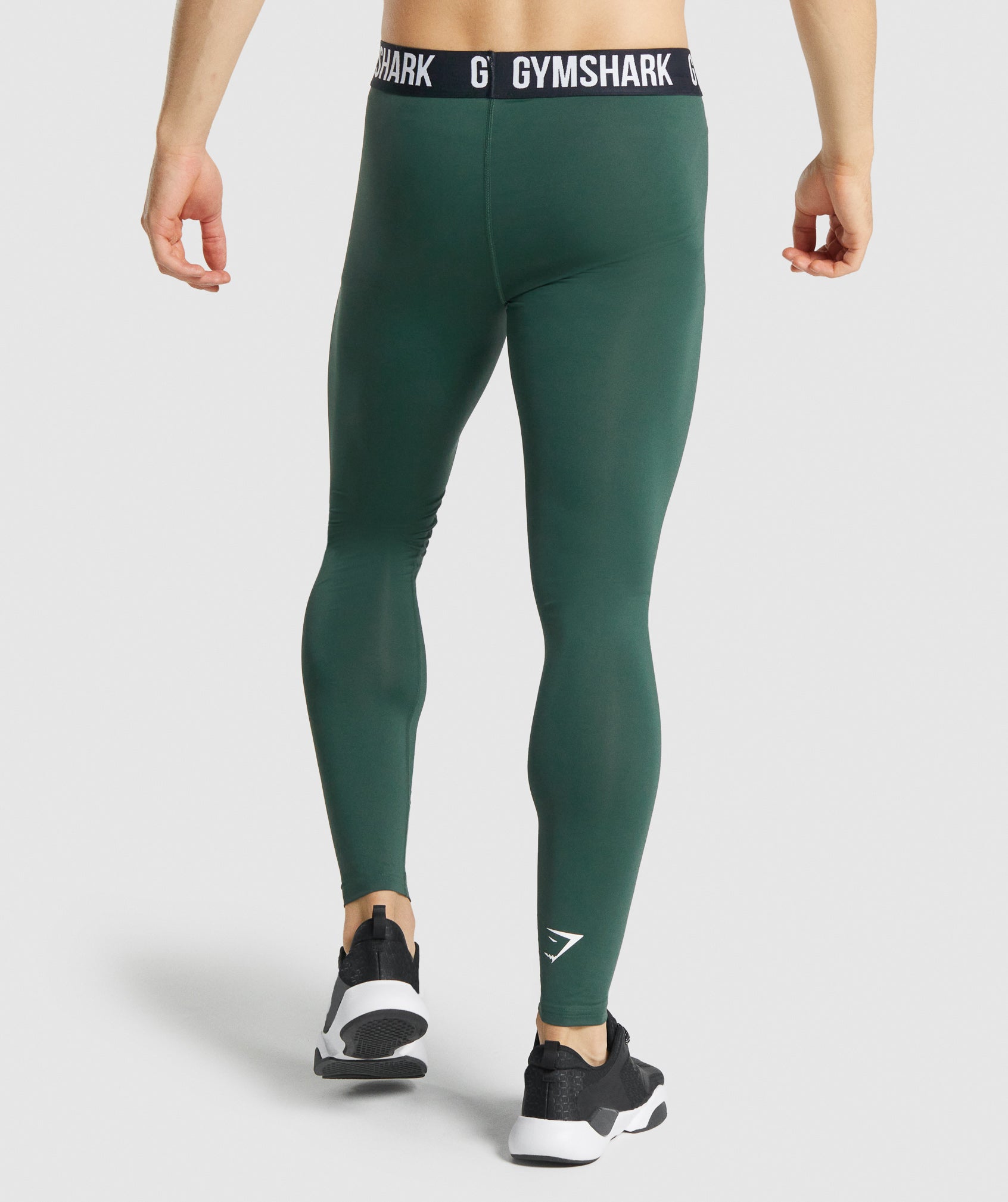 Leggins Gymshark Element Baselayer Hombre Verde Oscuro | 5847162-LD