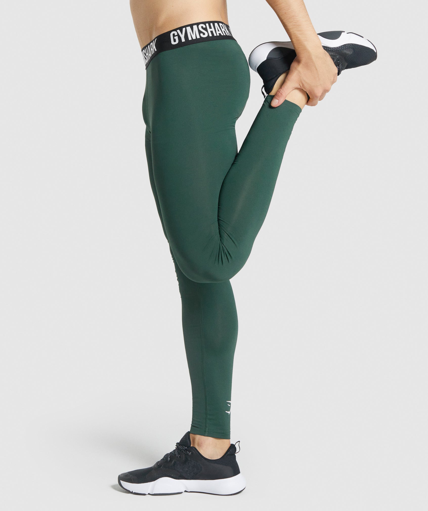 Leggins Gymshark Element Baselayer Hombre Verde Oscuro | 5847162-LD