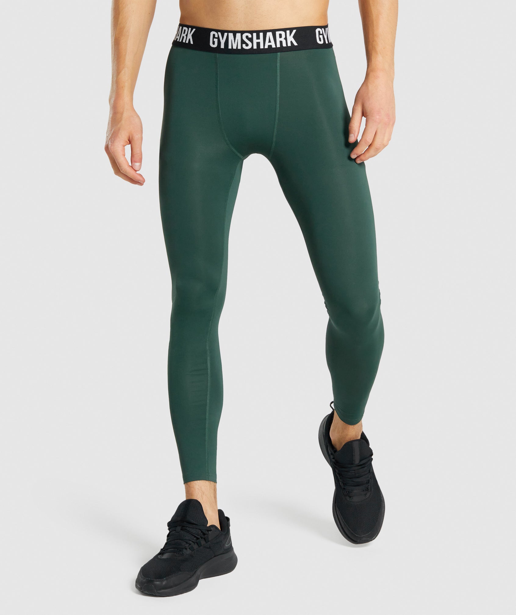 Leggins Gymshark Element Baselayer Hombre Verde Oscuro | 5847162-LD