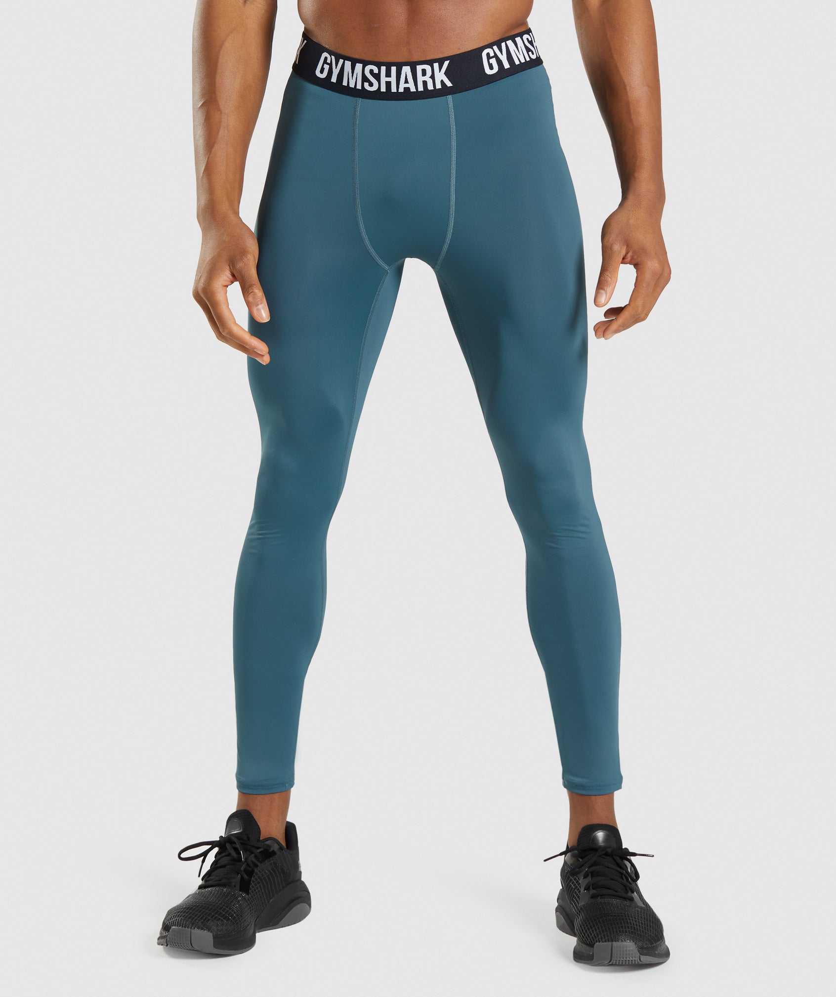 Leggins Gymshark Element Baselayer Hombre Turquesa | 8207913-IG