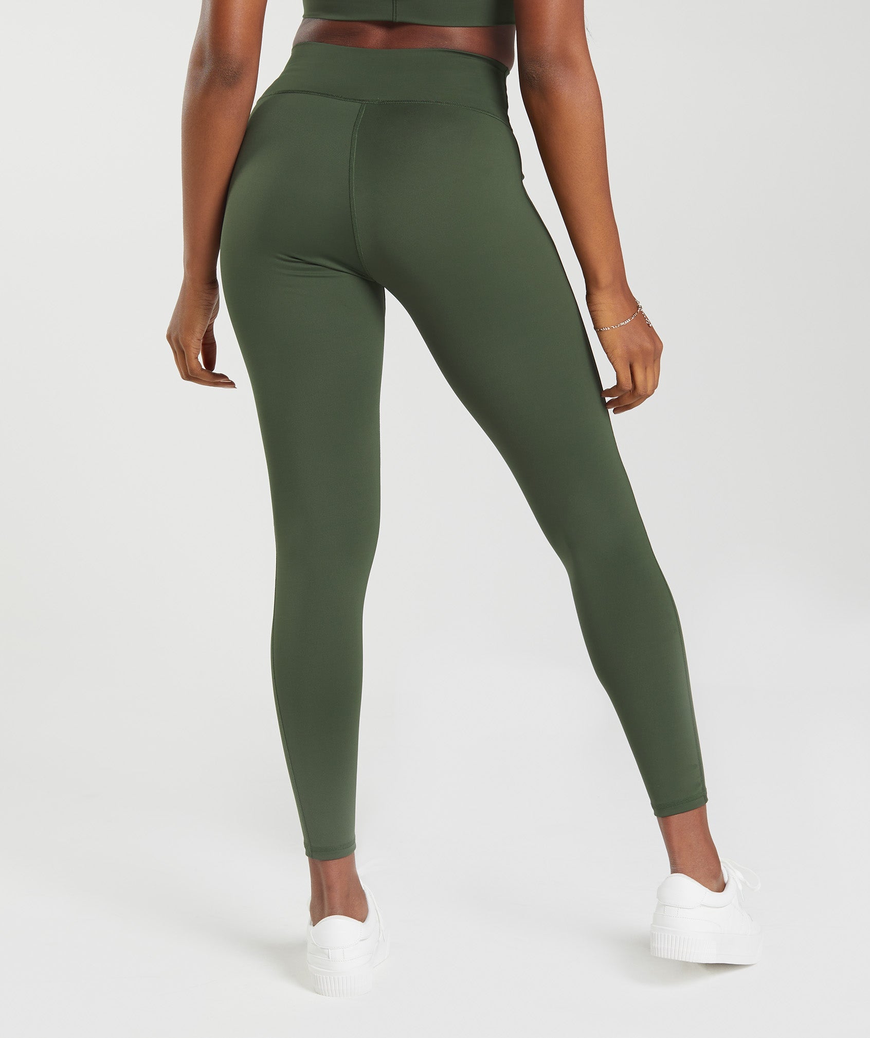 Leggins Gymshark Elevate Mujer Verde Oliva | 2465371-QE