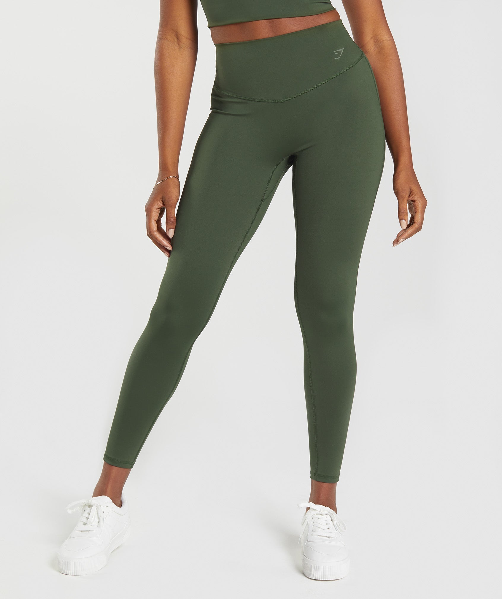 Leggins Gymshark Elevate Mujer Verde Oliva | 2465371-QE