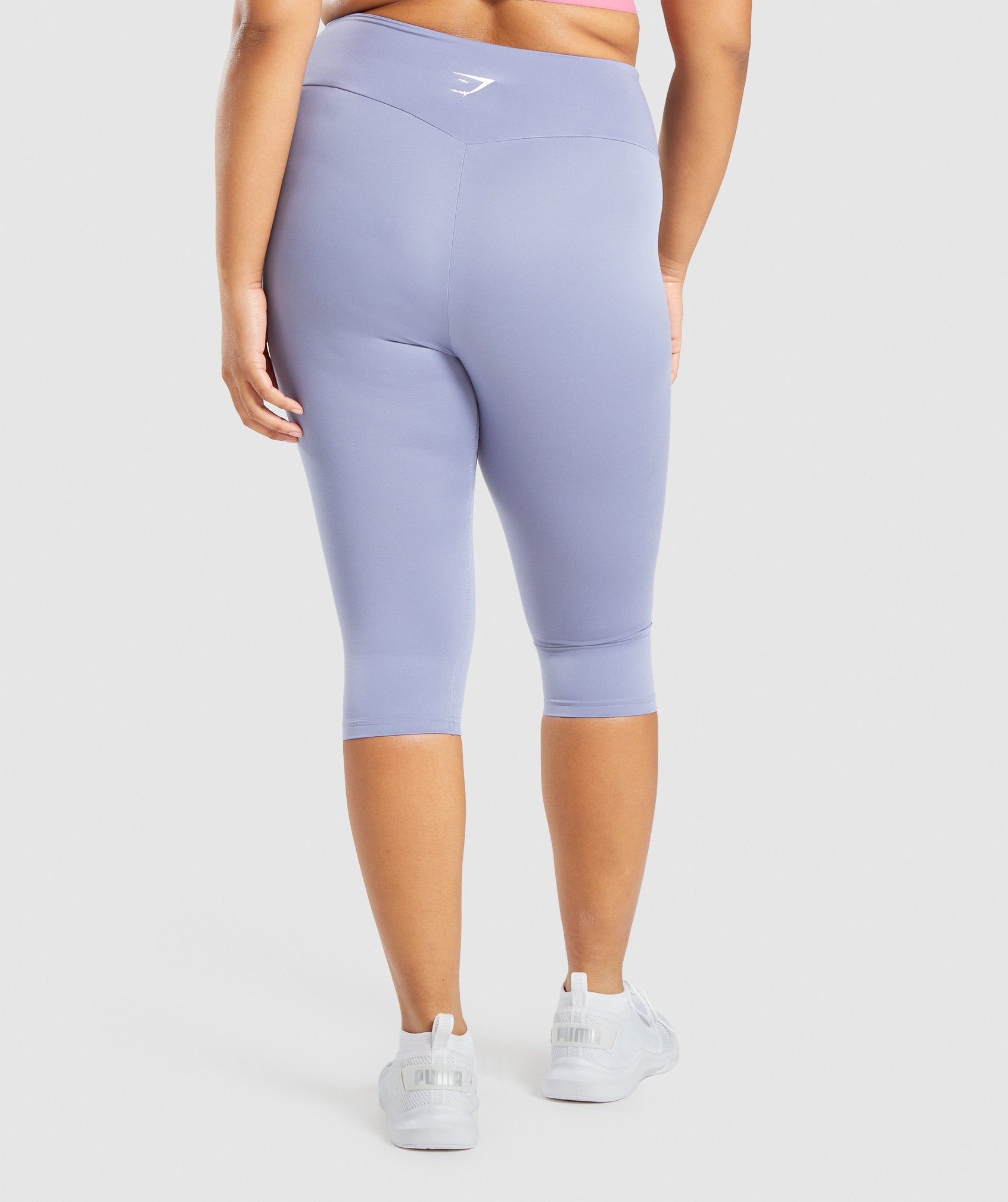 Leggins Gymshark Entrenamiento Cropped Mujer Azules Claro | 0153469-LO