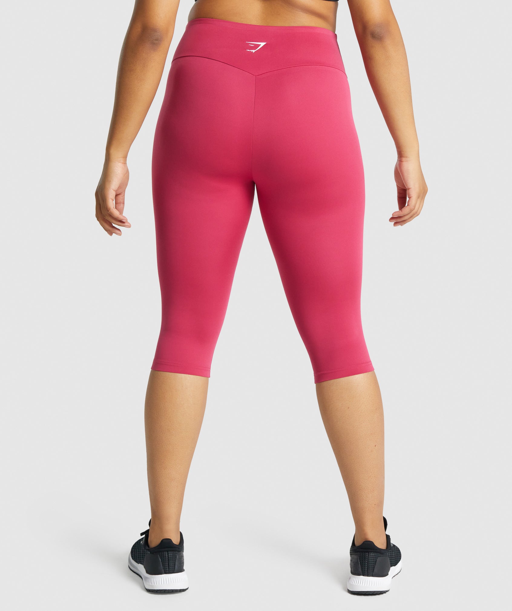 Leggins Gymshark Entrenamiento Cropped Mujer Rosas | 8341067-WO