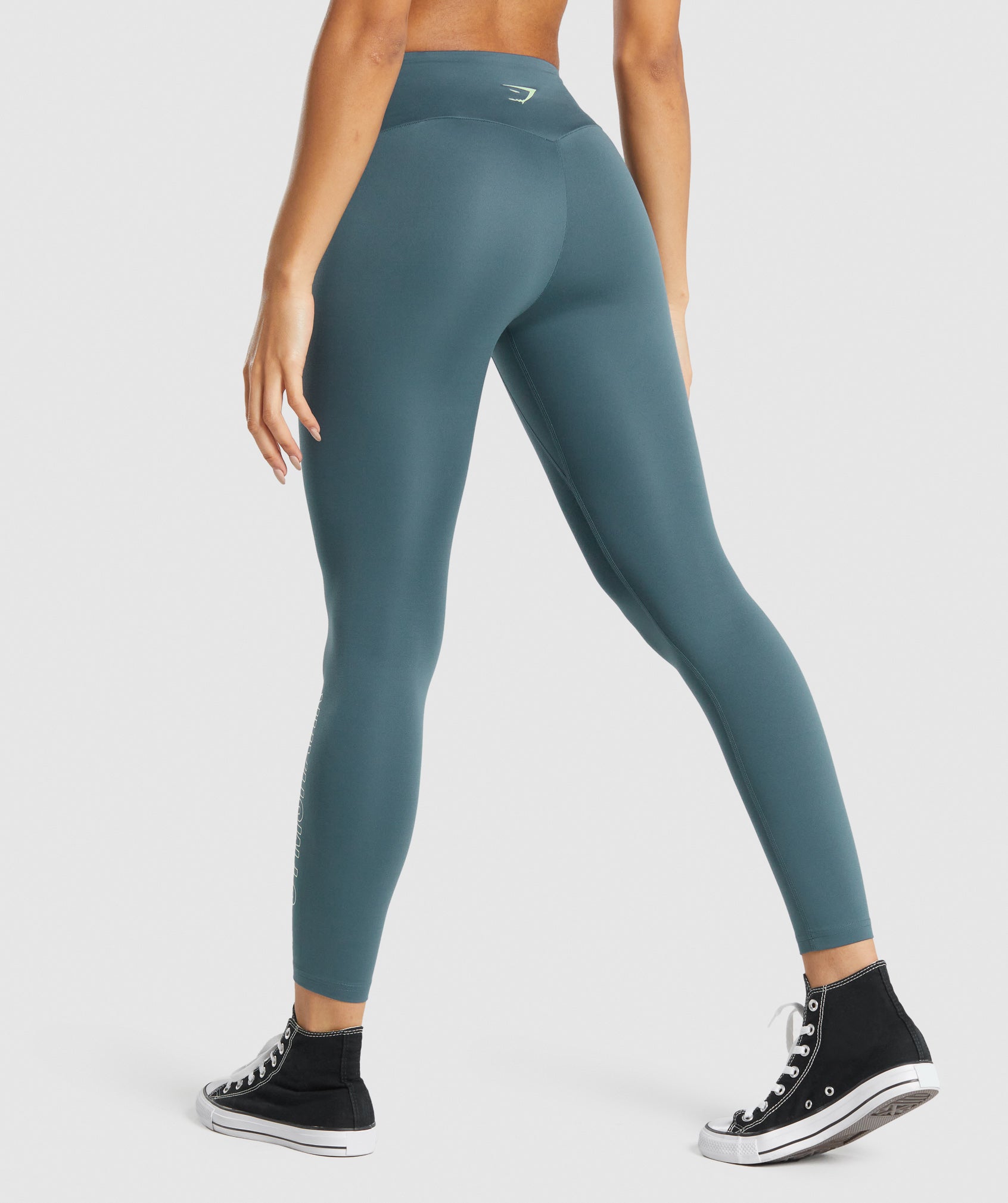 Leggins Gymshark Entrenamiento Estampadas Mujer Turquesa | 2650947-CH