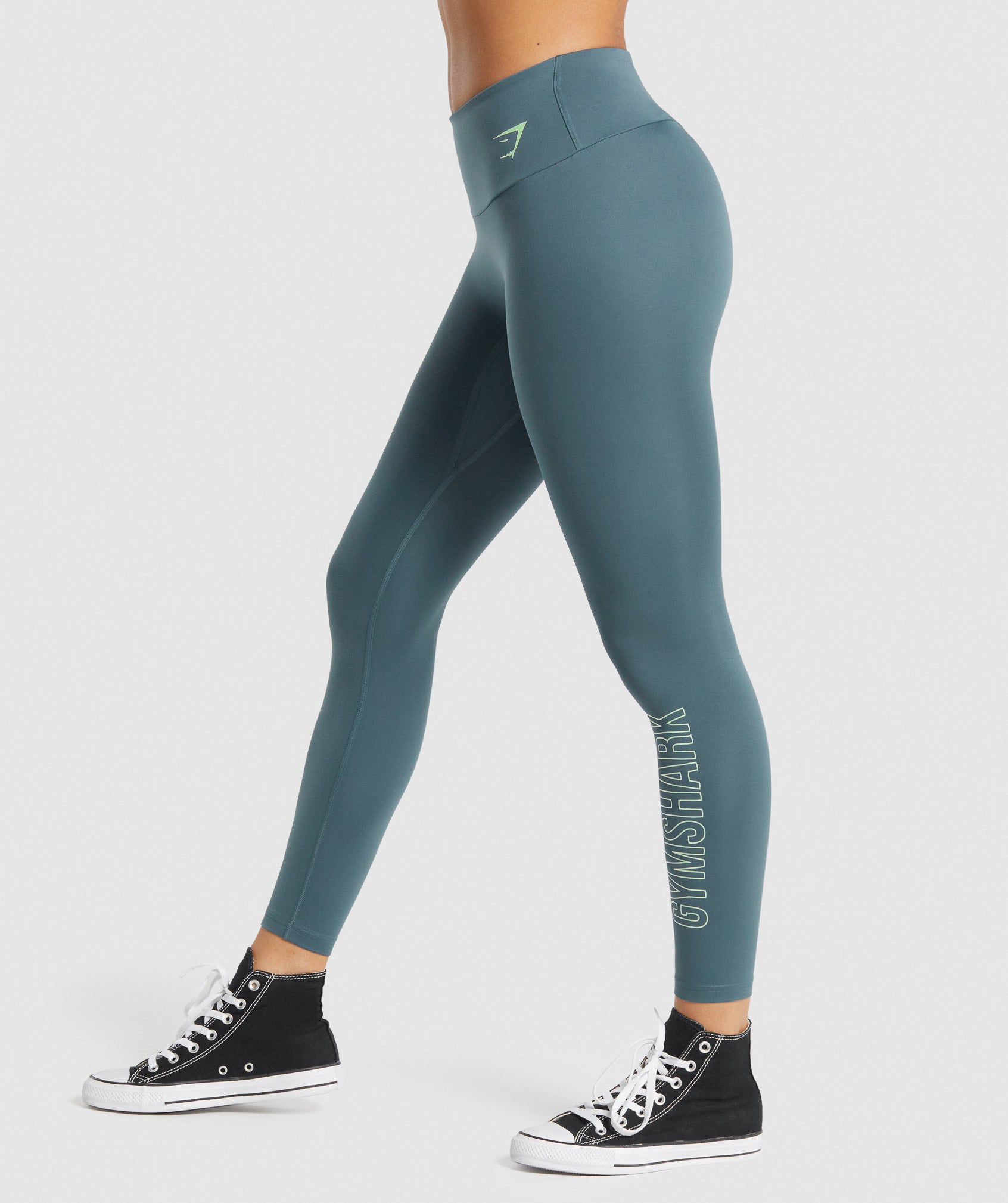 Leggins Gymshark Entrenamiento Estampadas Mujer Turquesa | 2650947-CH