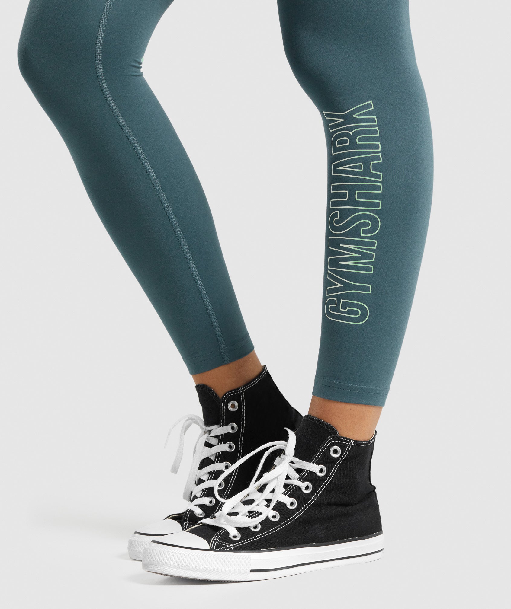 Leggins Gymshark Entrenamiento Estampadas Mujer Turquesa | 2650947-CH