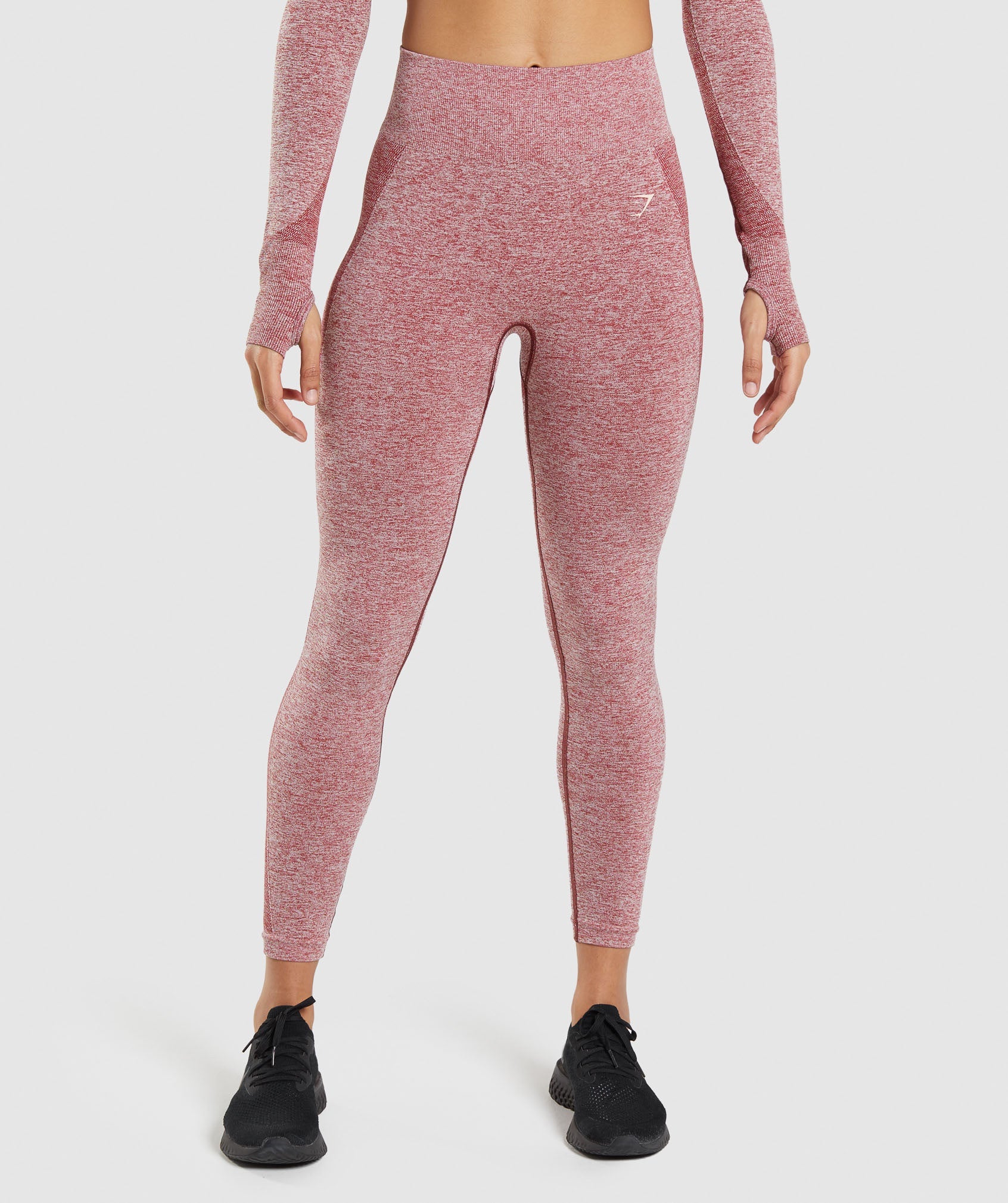 Leggins Gymshark Flex High Waisted Mujer Burdeos | 5720486-EC