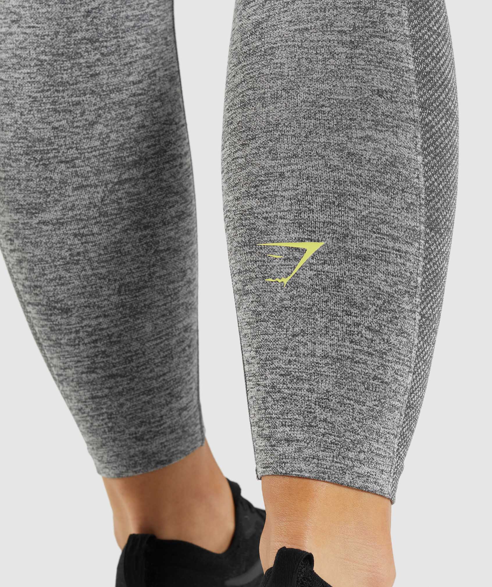 Leggins Gymshark Flex Low Rise Mujer Gris Amarillo | 9732864-EB