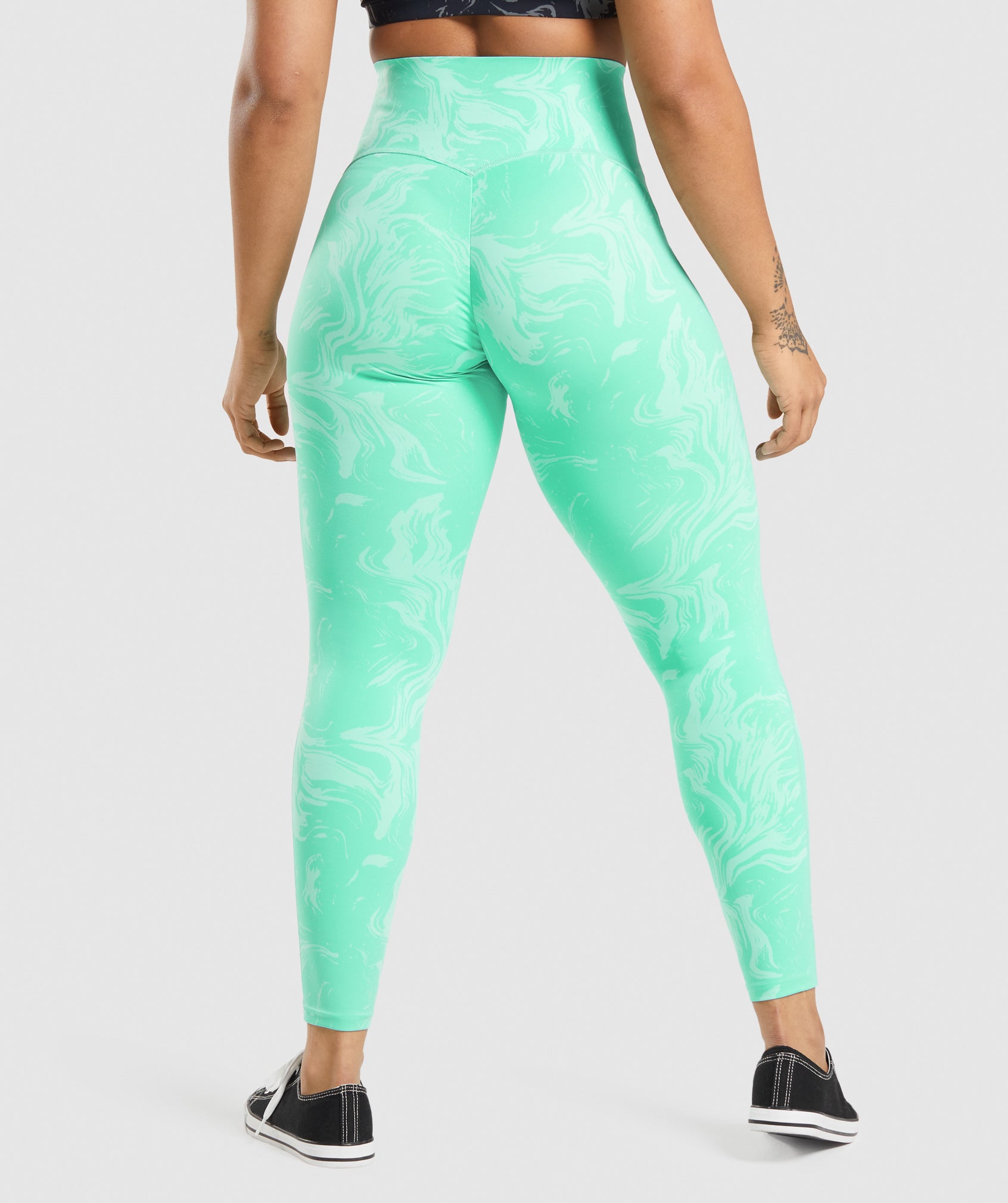 Leggins Gymshark GS Power High Rise Mujer Turquesa Claro | 0189523-YW