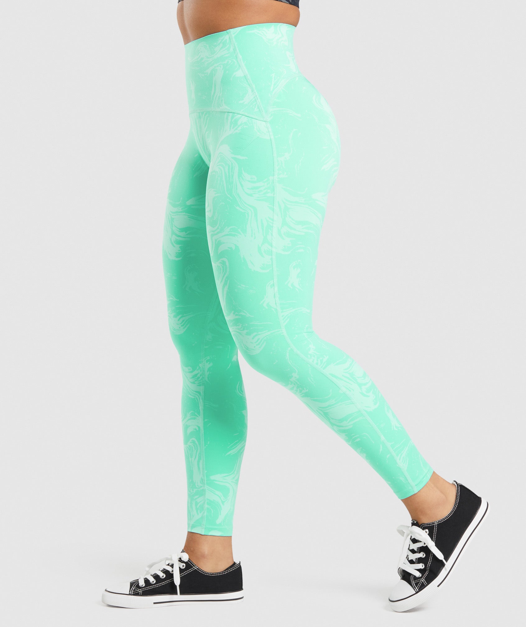 Leggins Gymshark GS Power High Rise Mujer Turquesa Claro | 0189523-YW