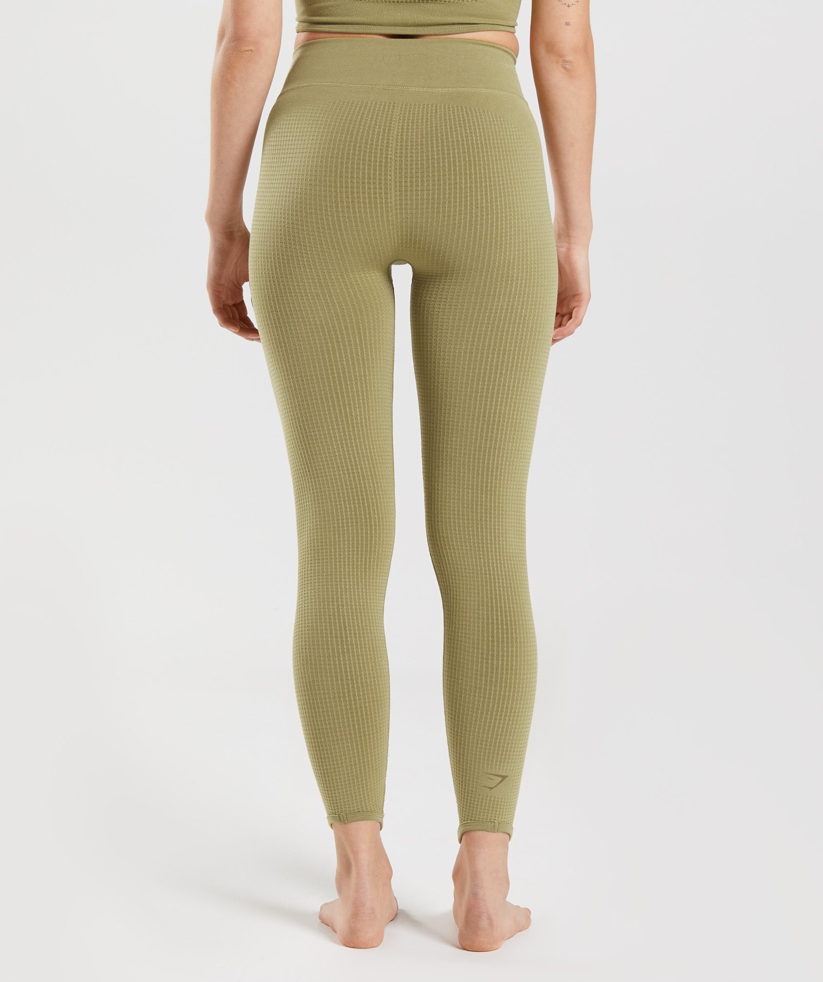 Leggins Gymshark Pause Seamless Mujer Verde | 3725490-RB