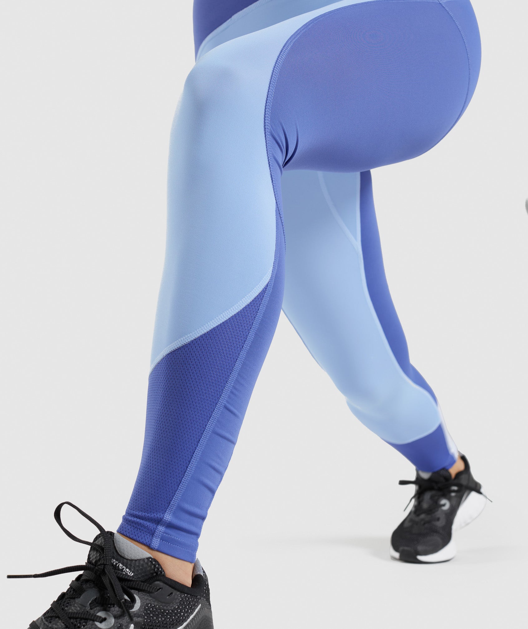 Leggins Gymshark Pulse Mesh Mujer Azules | 5281349-HX