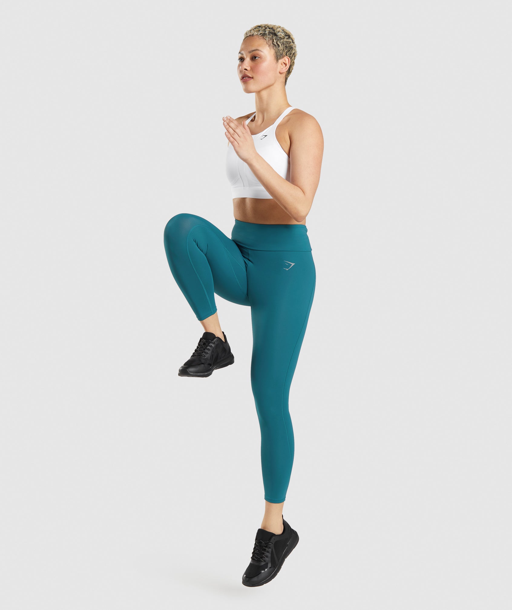 Leggins Gymshark Speed Mujer Turquesa | 5281346-FP