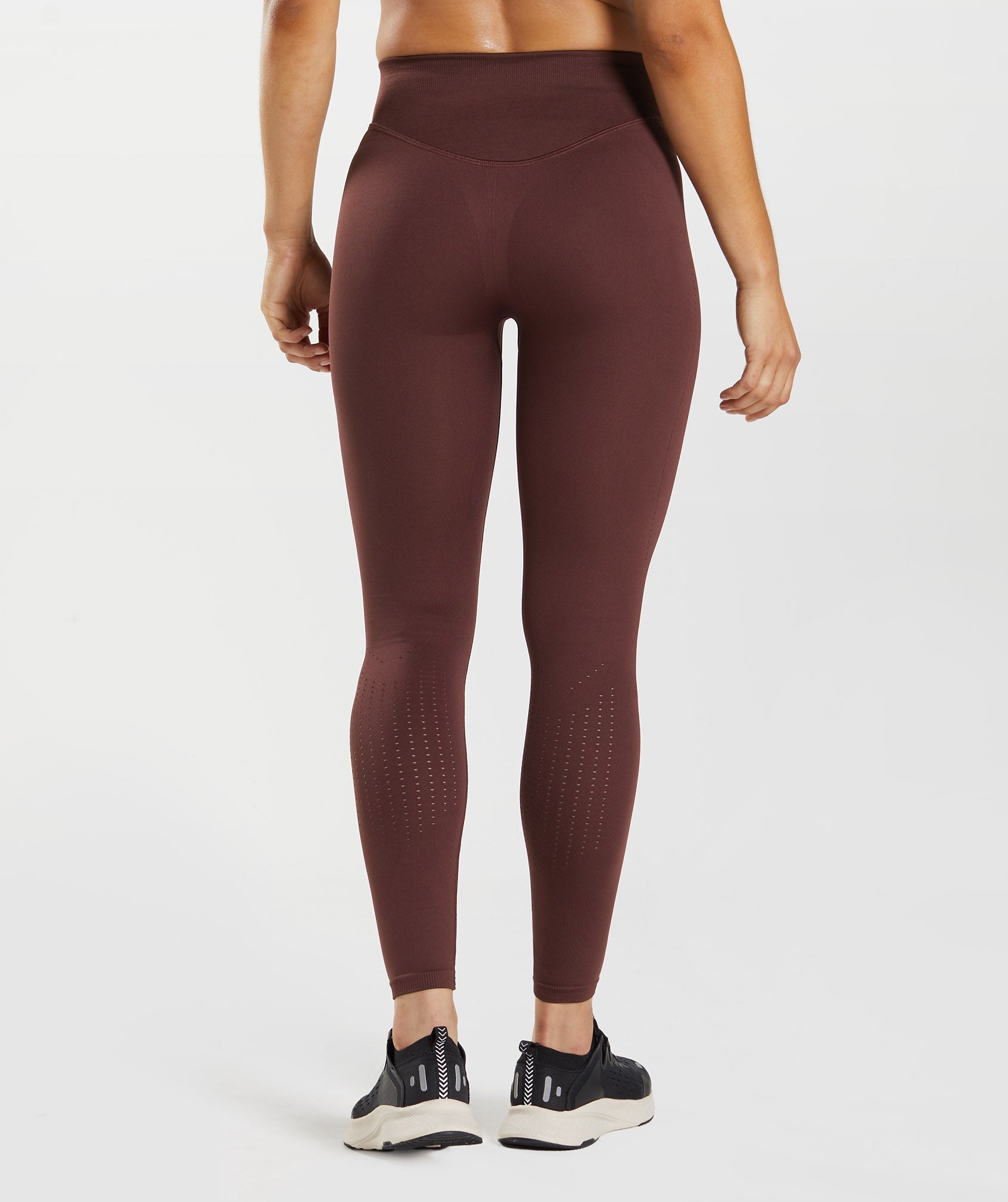 Leggins Gymshark Sweat Seamless Sculpt Mujer Burdeos | 6435170-GK