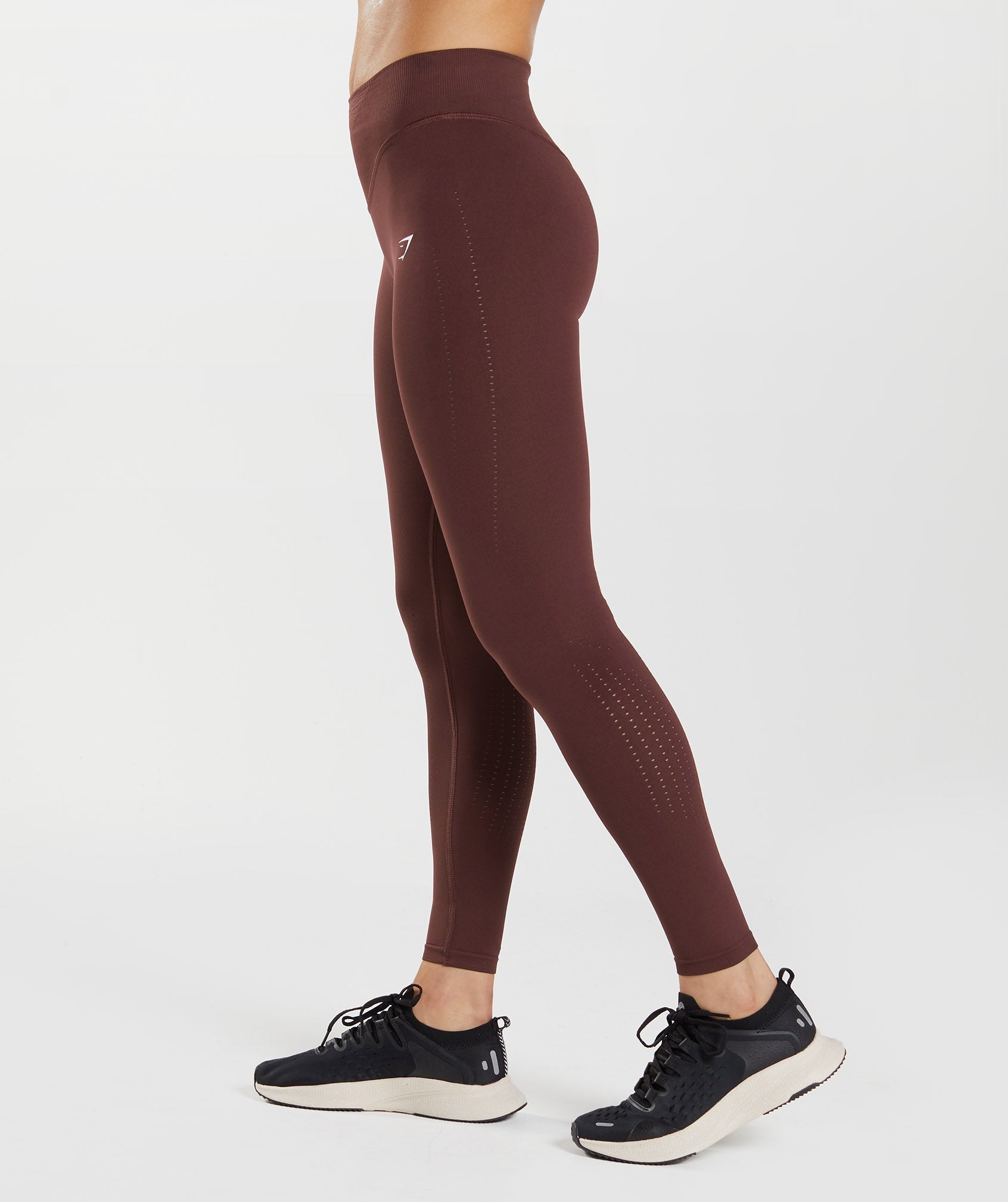 Leggins Gymshark Sweat Seamless Sculpt Mujer Burdeos | 6435170-GK