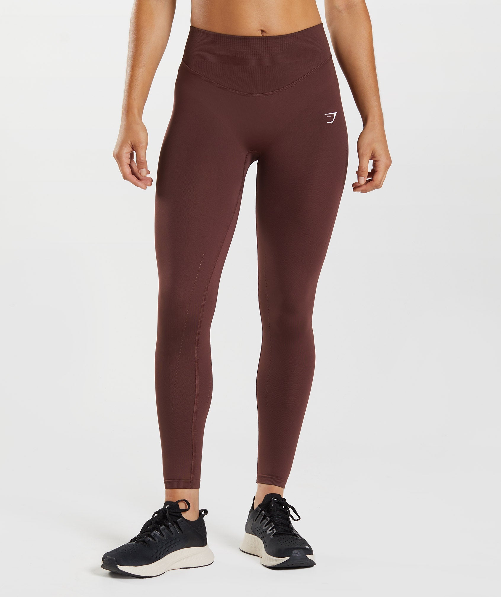 Leggins Gymshark Sweat Seamless Sculpt Mujer Burdeos | 6435170-GK