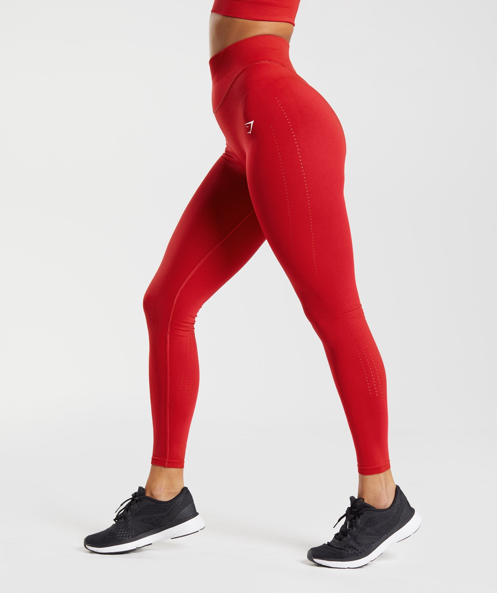 Leggins Gymshark Sweat Seamless Sculpt Mujer Rojas | 7619534-GR