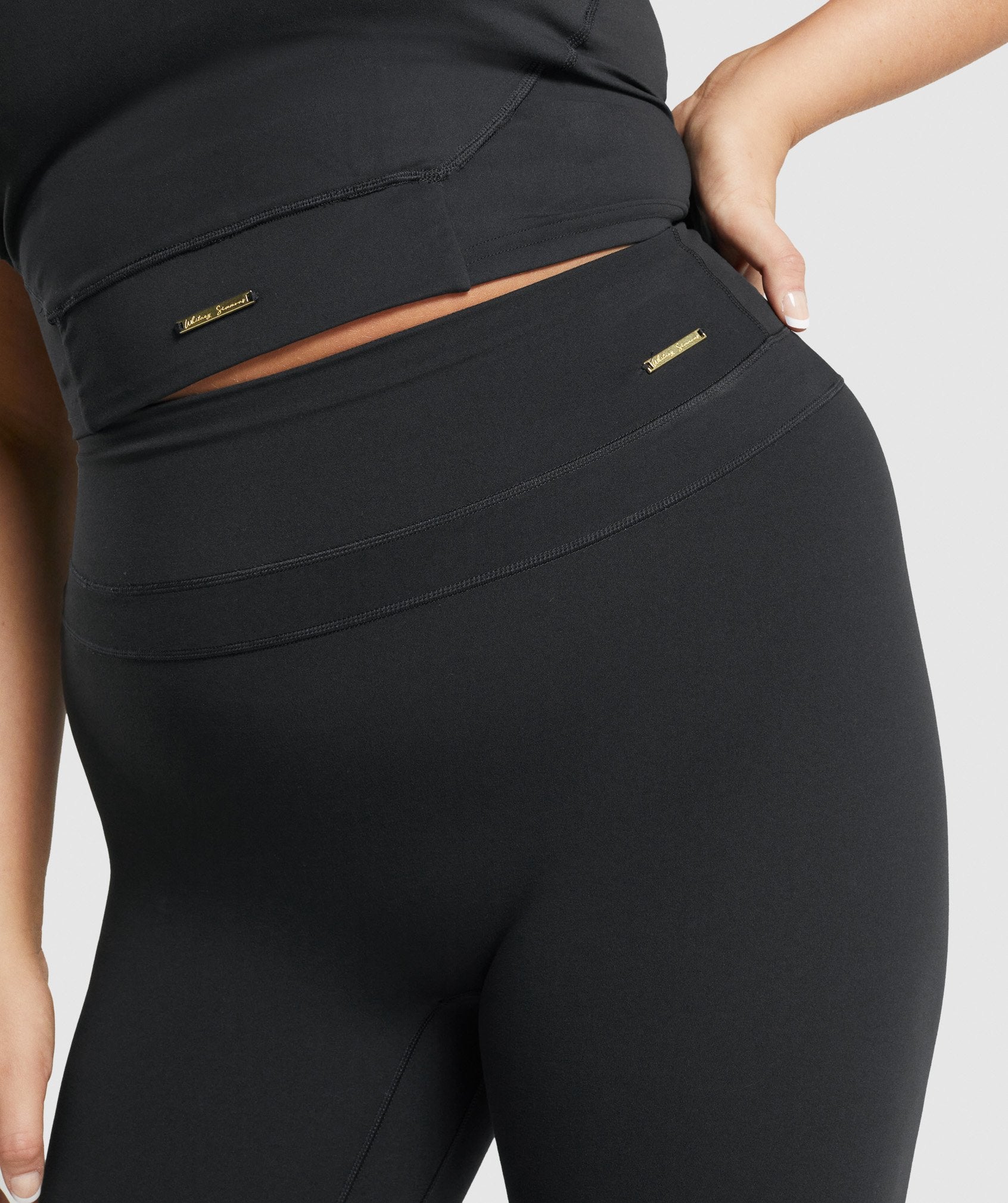 Leggins Gymshark Whitney High Rise Mujer Negras | 9152834-PF