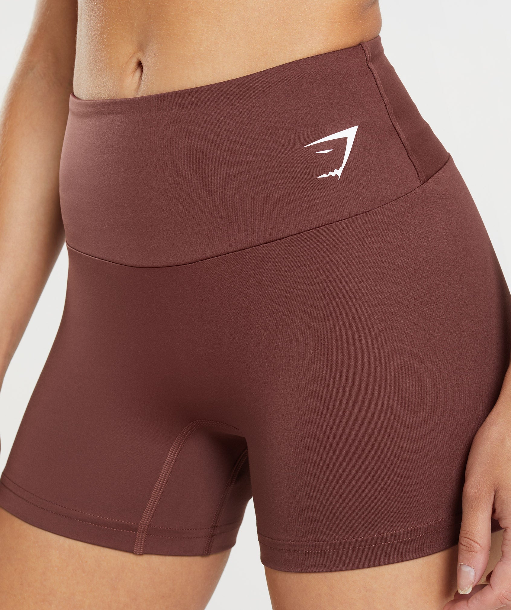 Pantalones Cortos Gymshark Entrenamiento Mujer Rosas Marrones | 6870214-BG