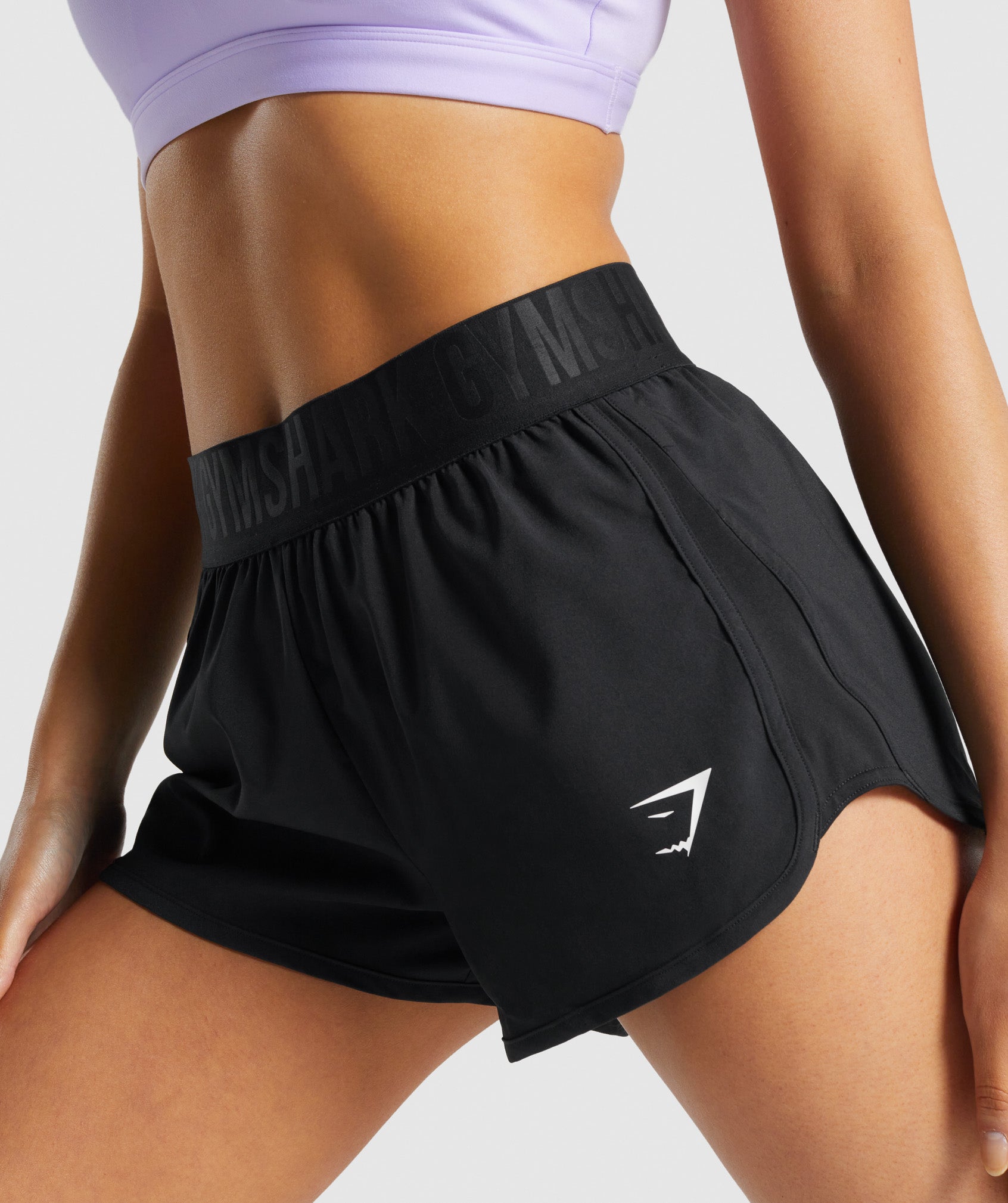 Pantalones Cortos Gymshark Entrenamiento Loose Fit Mujer Negras | 7542163-EB