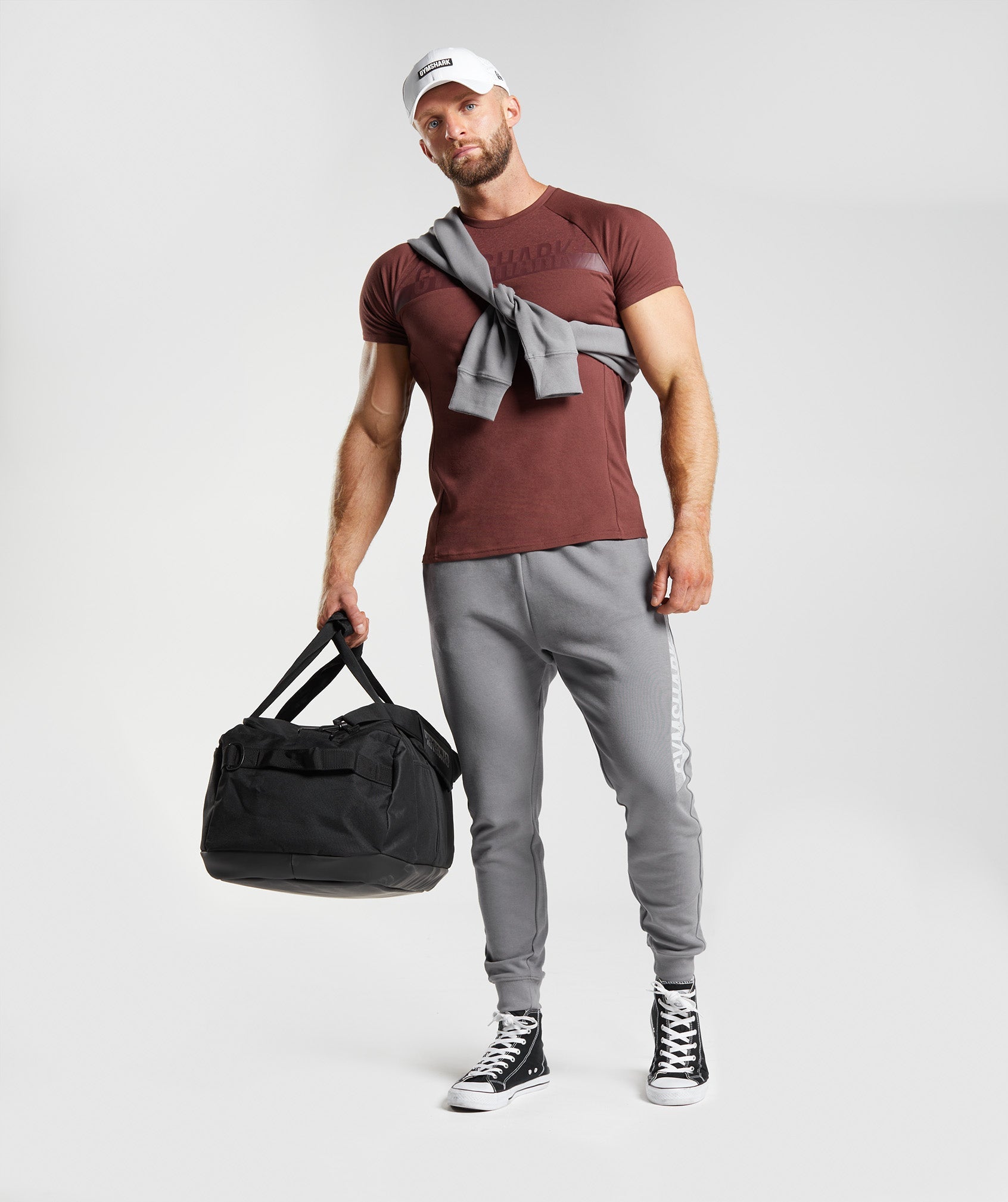 Pantalones Jogger Gymshark Bold React Hombre Gris | 3584692-FR