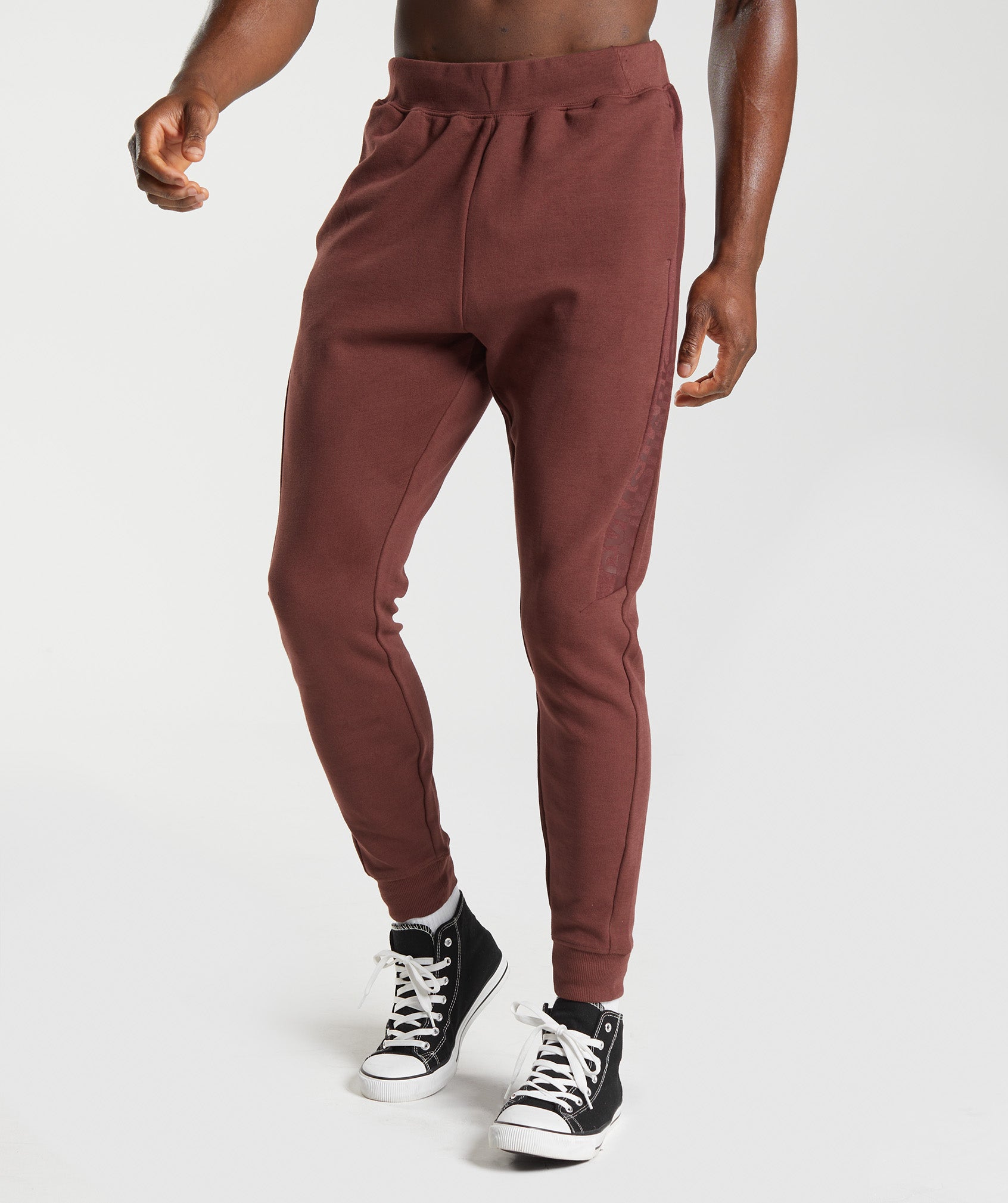 Pantalones Jogger Gymshark Bold React Hombre Marrones | 4285916-JS