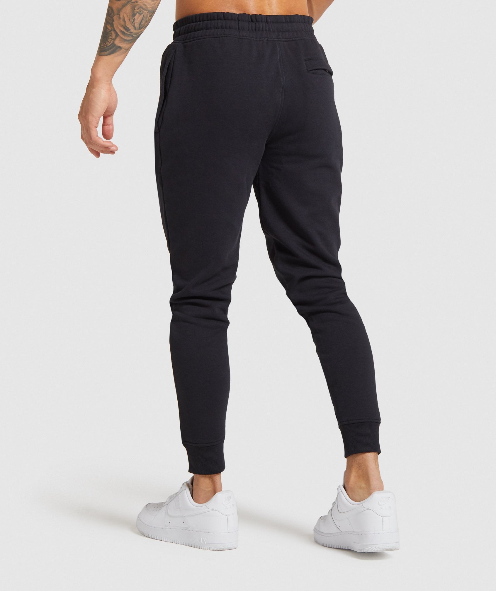 Pantalones Jogger Gymshark Crest Hombre Negras | 1527036-IZ