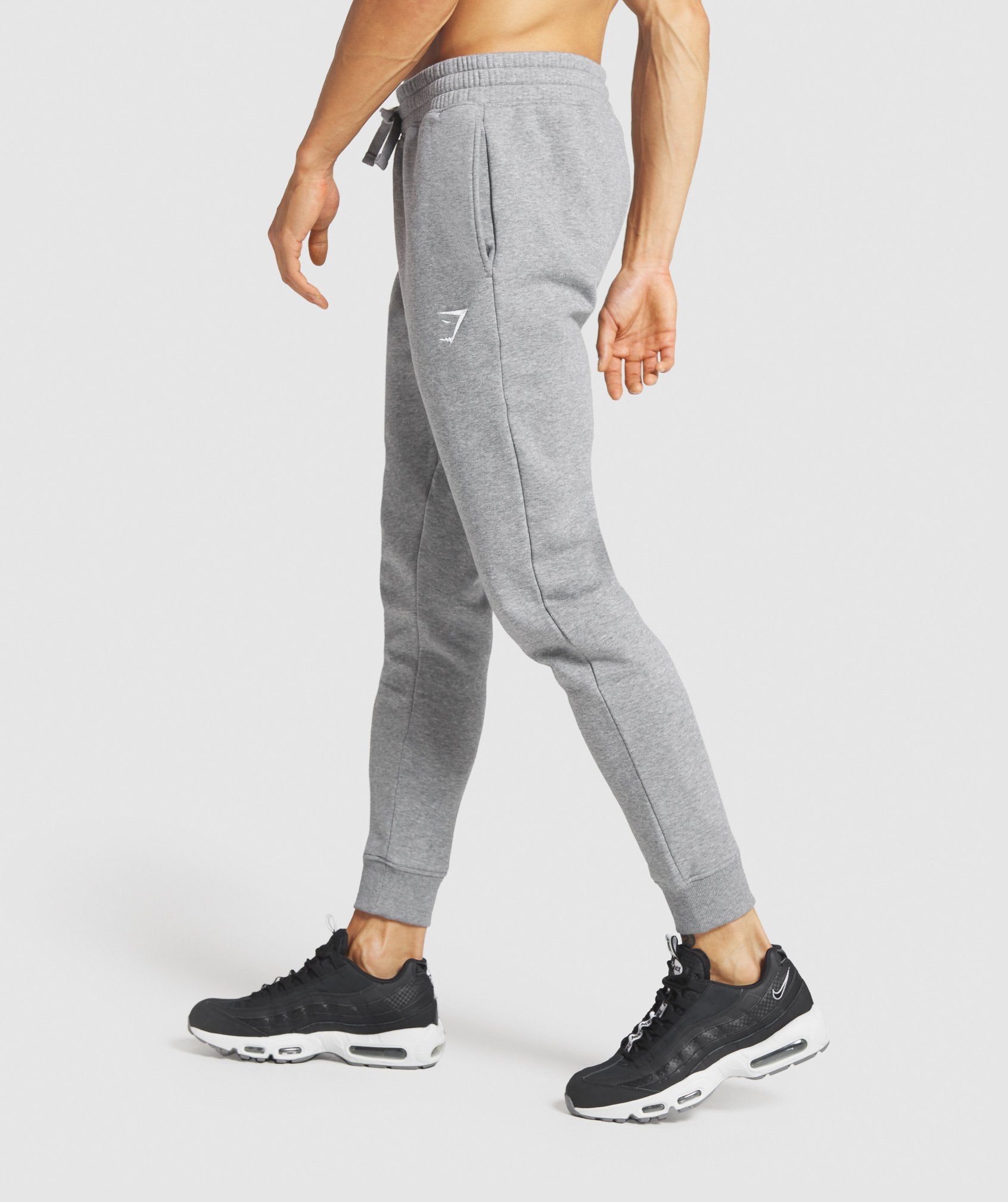 Pantalones Jogger Gymshark Crest Hombre Gris | 7341086-XI