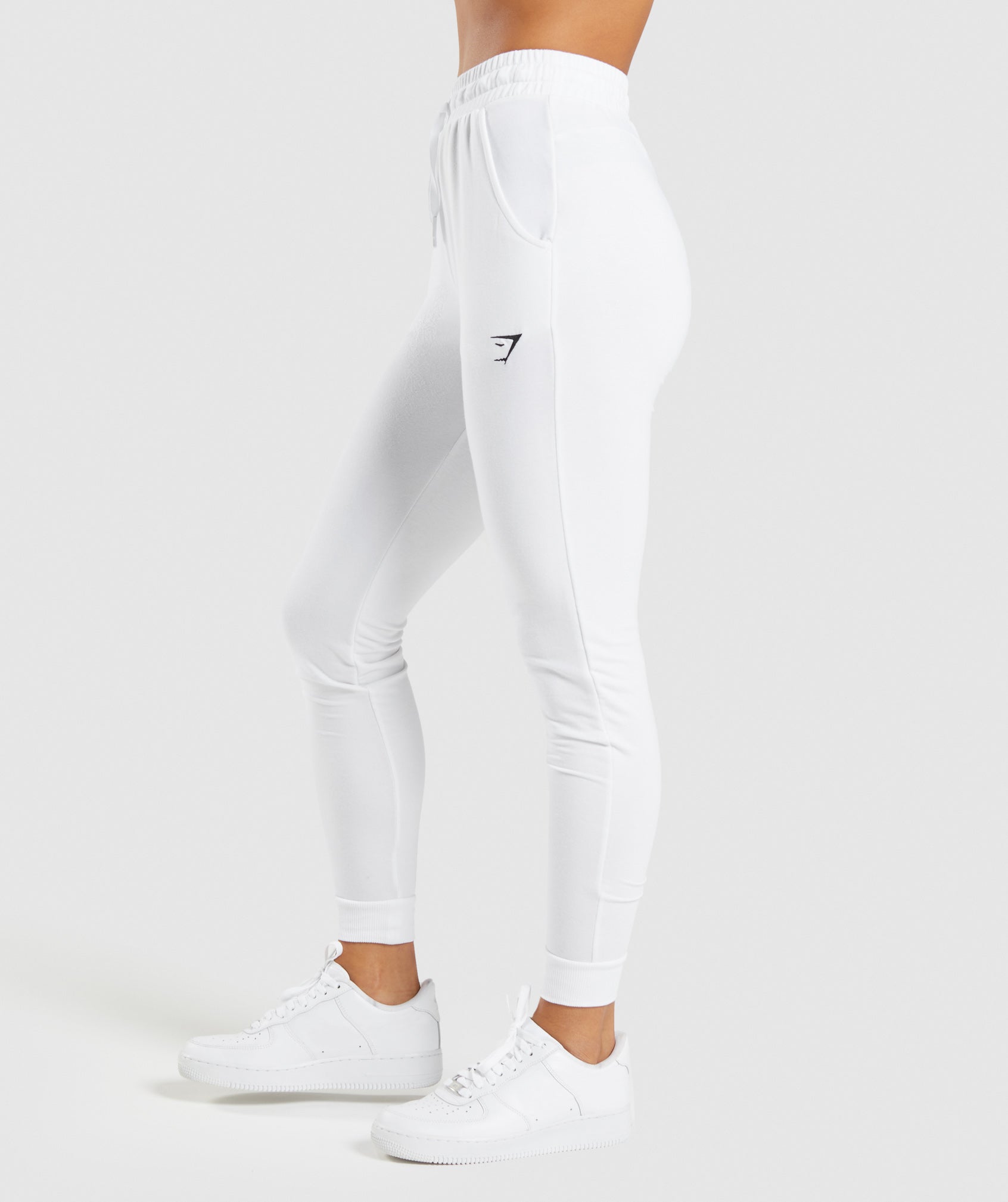 Pantalones Jogger Gymshark Entrenamiento Pippa Mujer Blancas | 0591243-MR