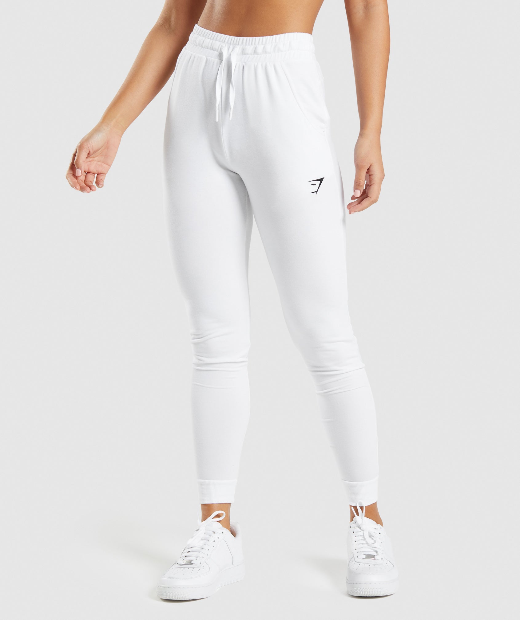 Pantalones Jogger Gymshark Entrenamiento Pippa Mujer Blancas | 0591243-MR