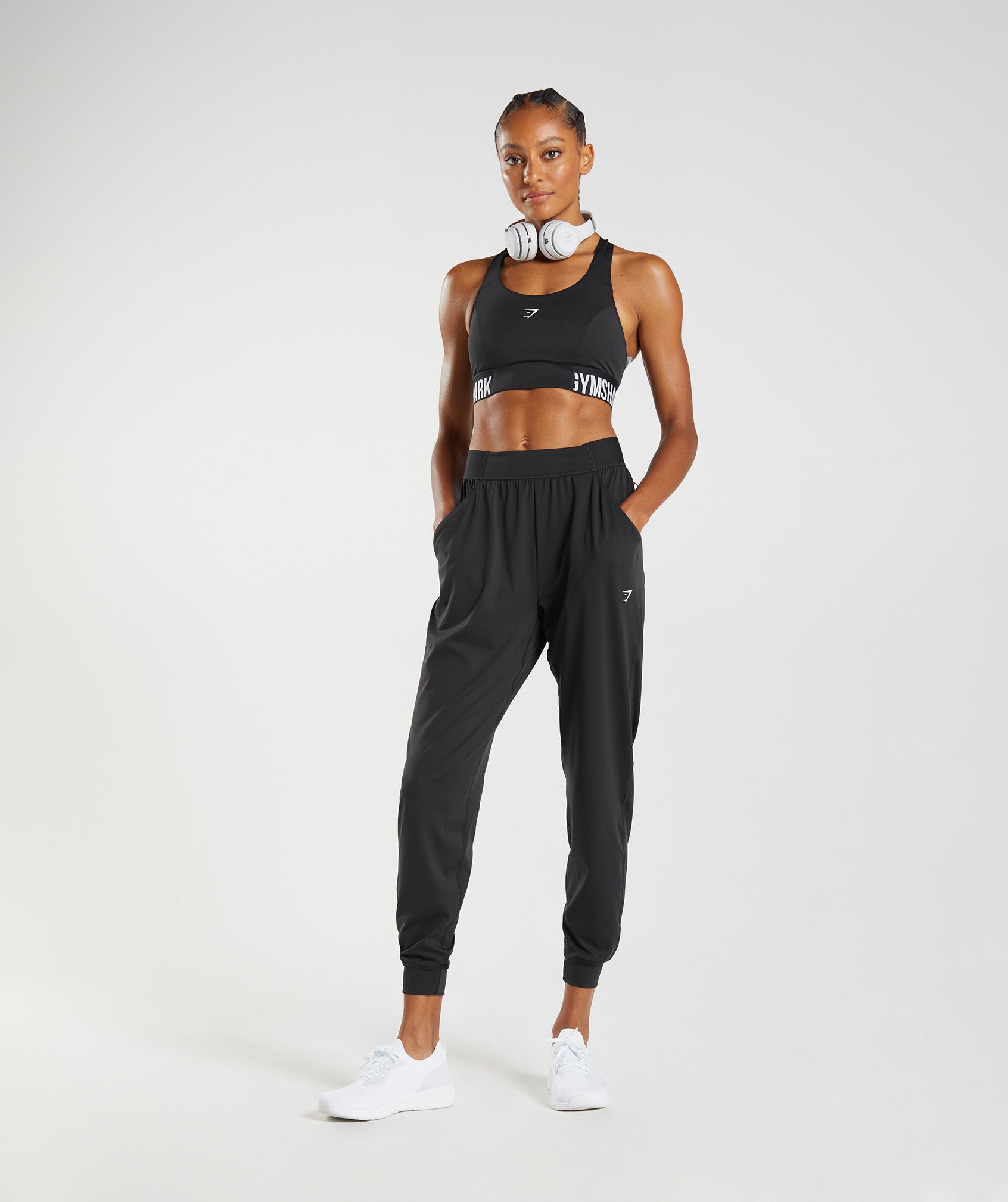 Pantalones Jogger Gymshark Entrenamiento Performance Mujer Negras | 7523140-JZ