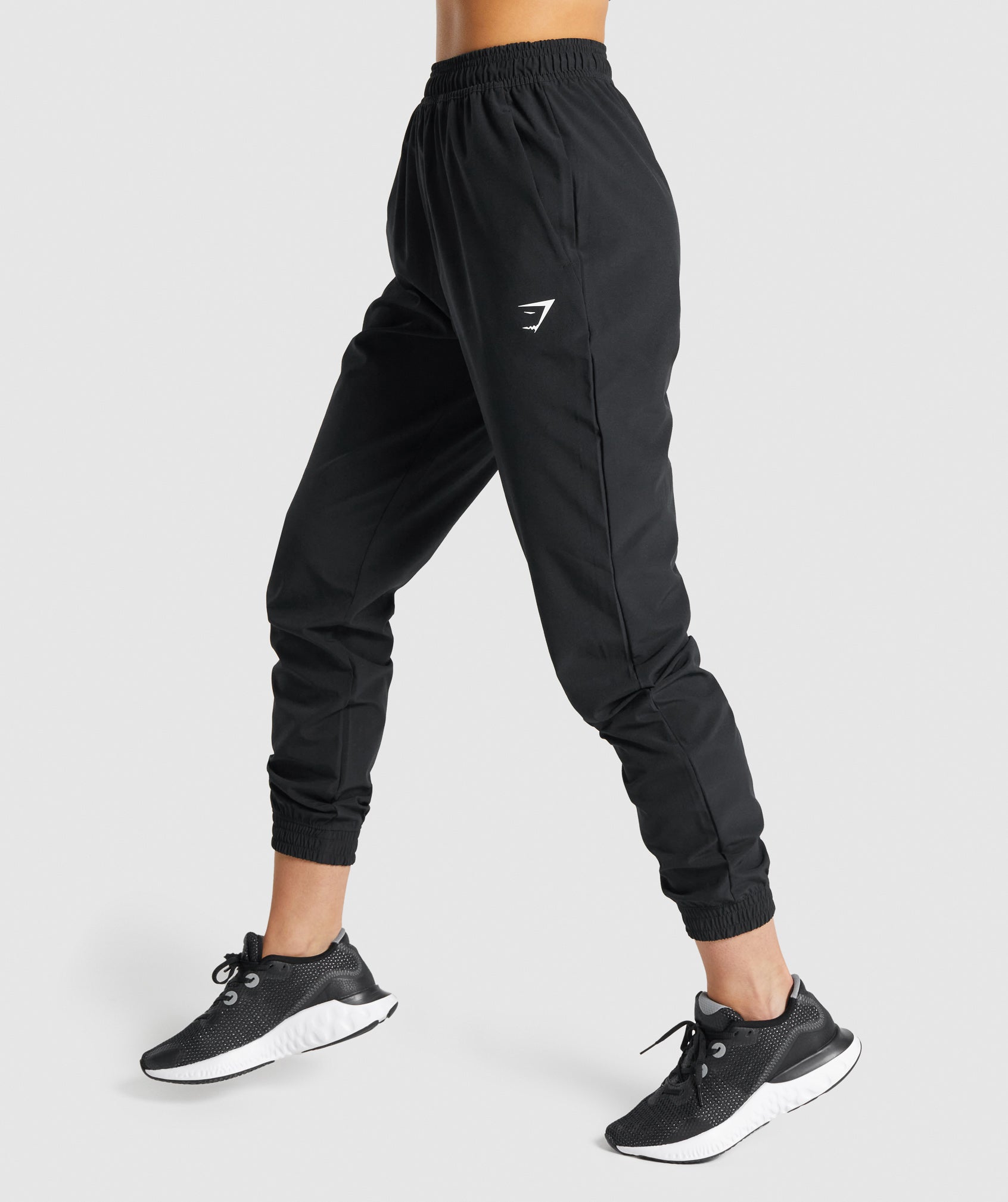 Pantalones Jogger Gymshark Entrenamiento Woven Mujer Negras | 8290315-WT