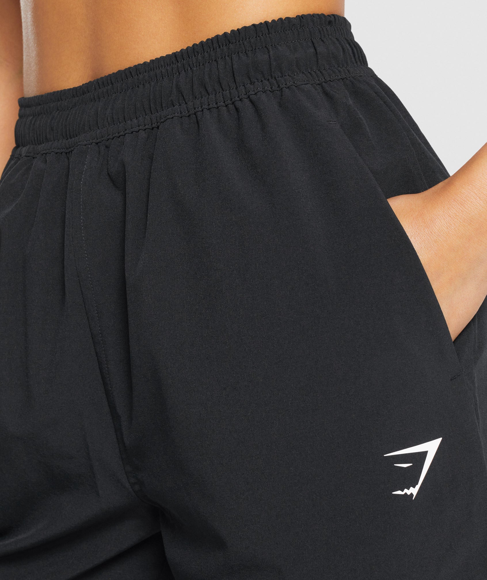 Pantalones Jogger Gymshark Entrenamiento Woven Mujer Negras | 8290315-WT