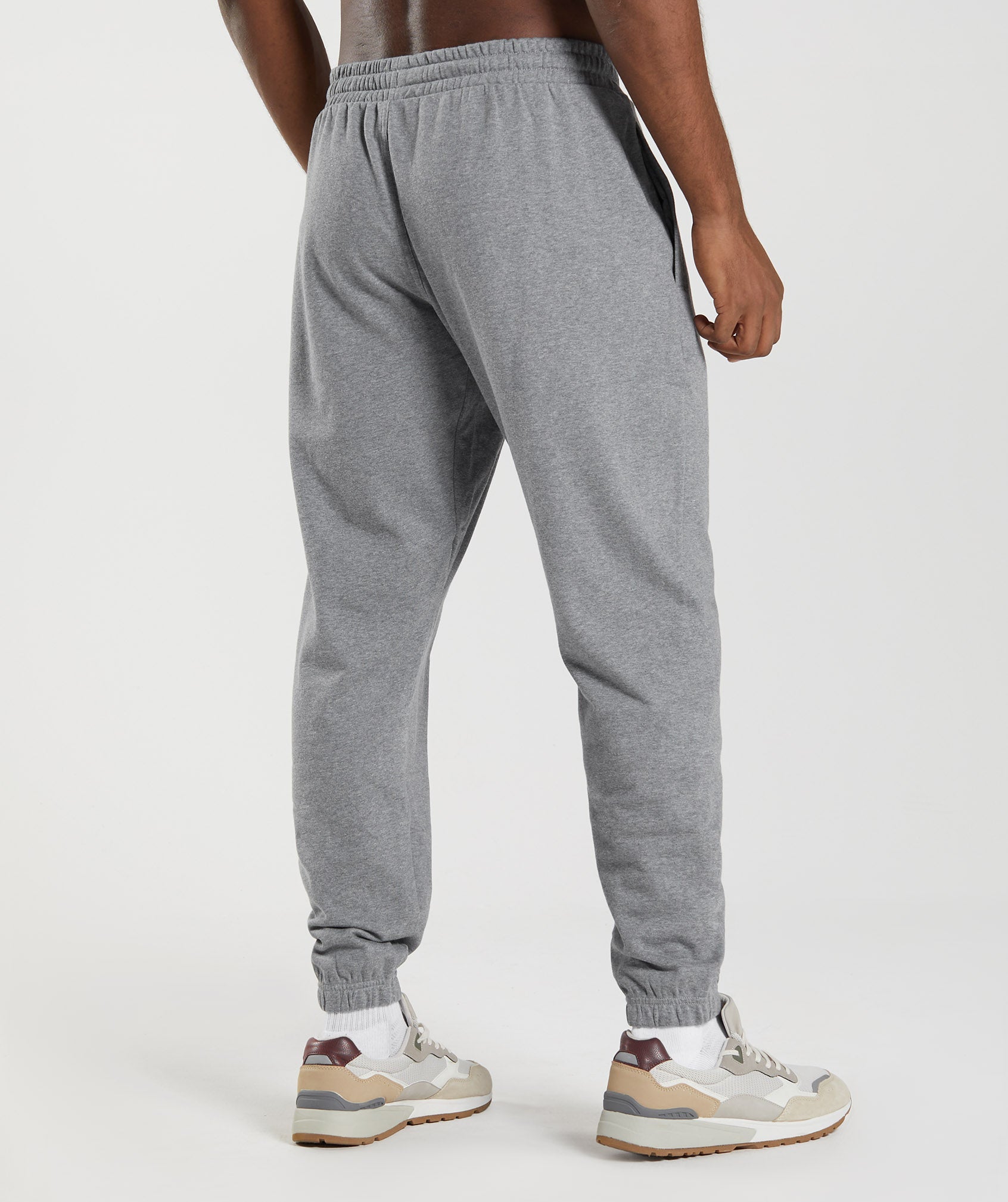 Pantalones Jogger Gymshark Essential Oversized Hombre Gris | 5027689-ML