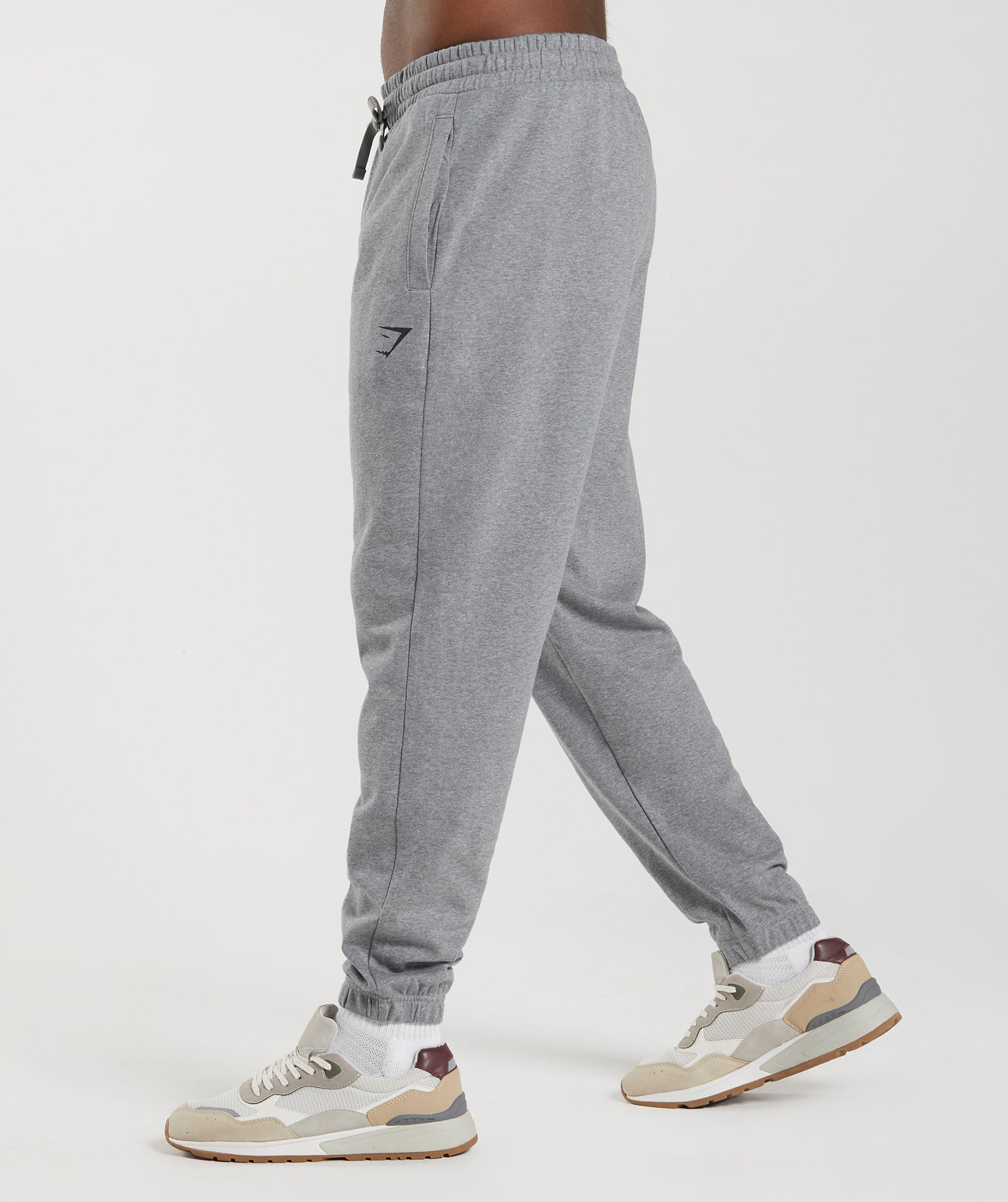 Pantalones Jogger Gymshark Essential Oversized Hombre Gris | 5027689-ML