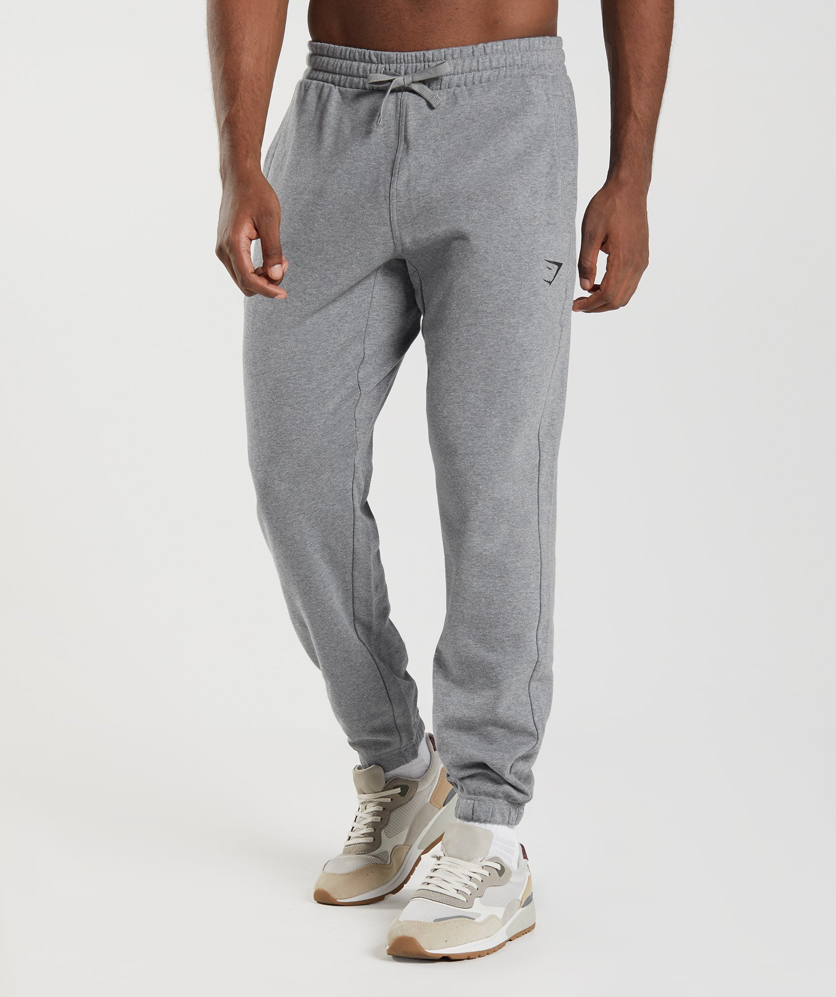 Pantalones Jogger Gymshark Essential Oversized Hombre Gris | 5027689-ML